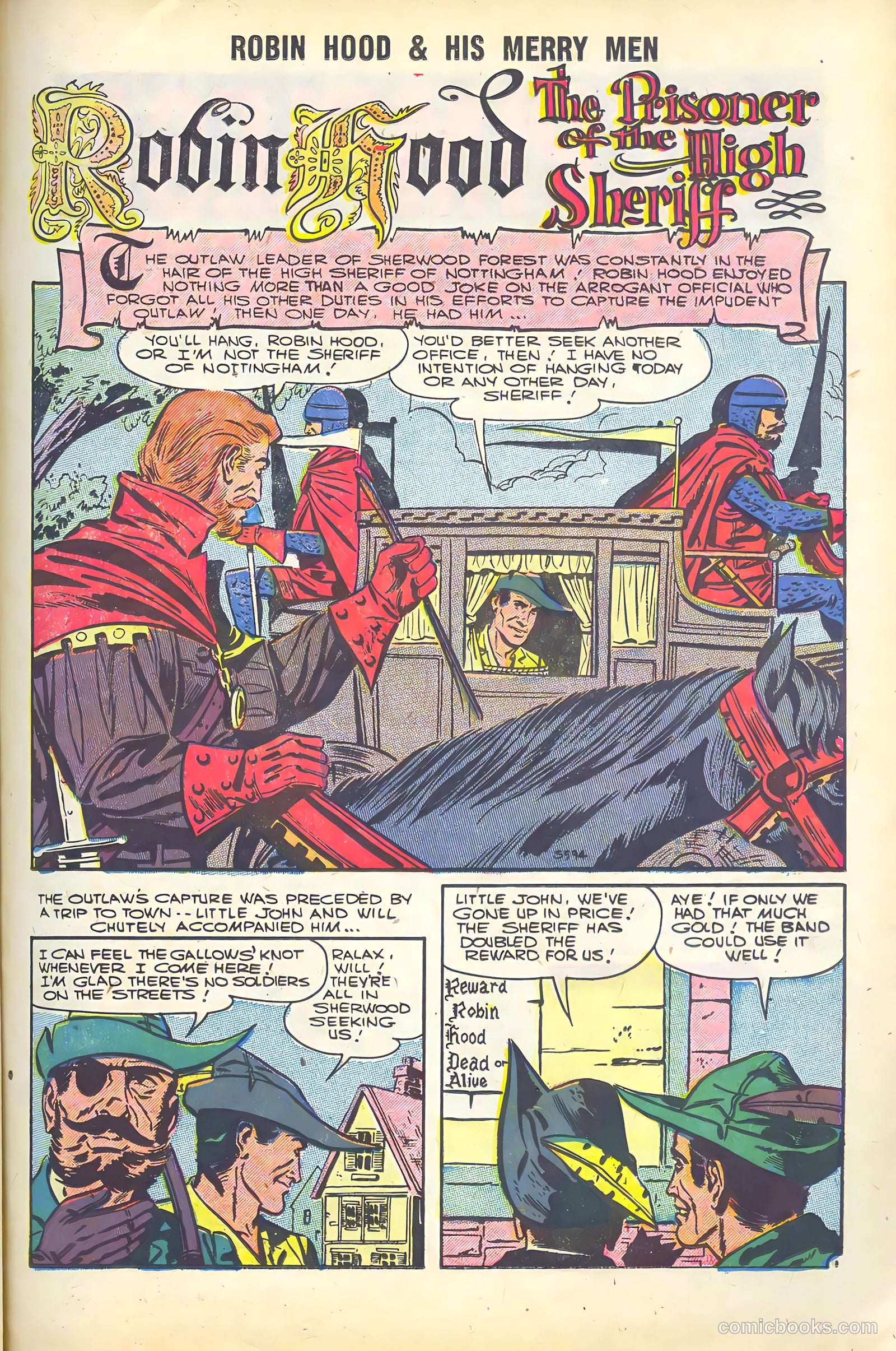 Robin Hood and His Merry Men #29 (1956) — page 21 of 36