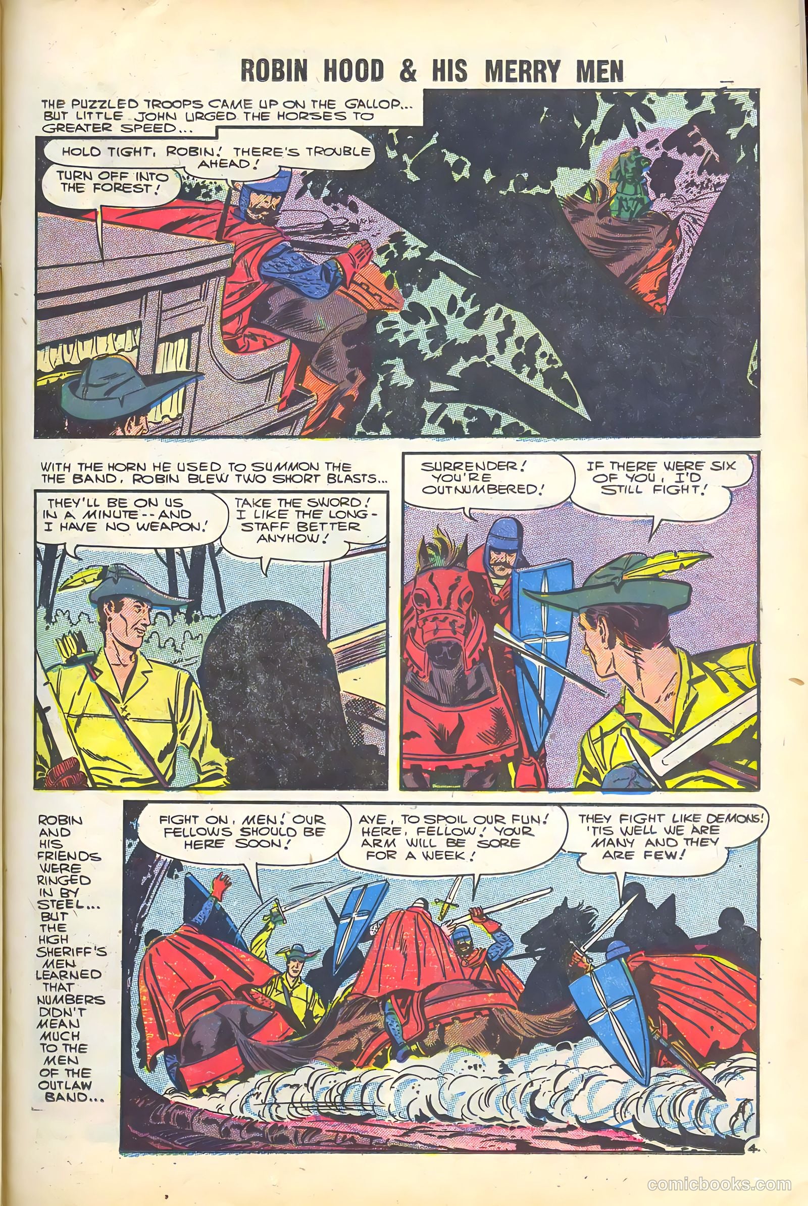 Robin Hood and His Merry Men #29 (1956) — page 25 of 36