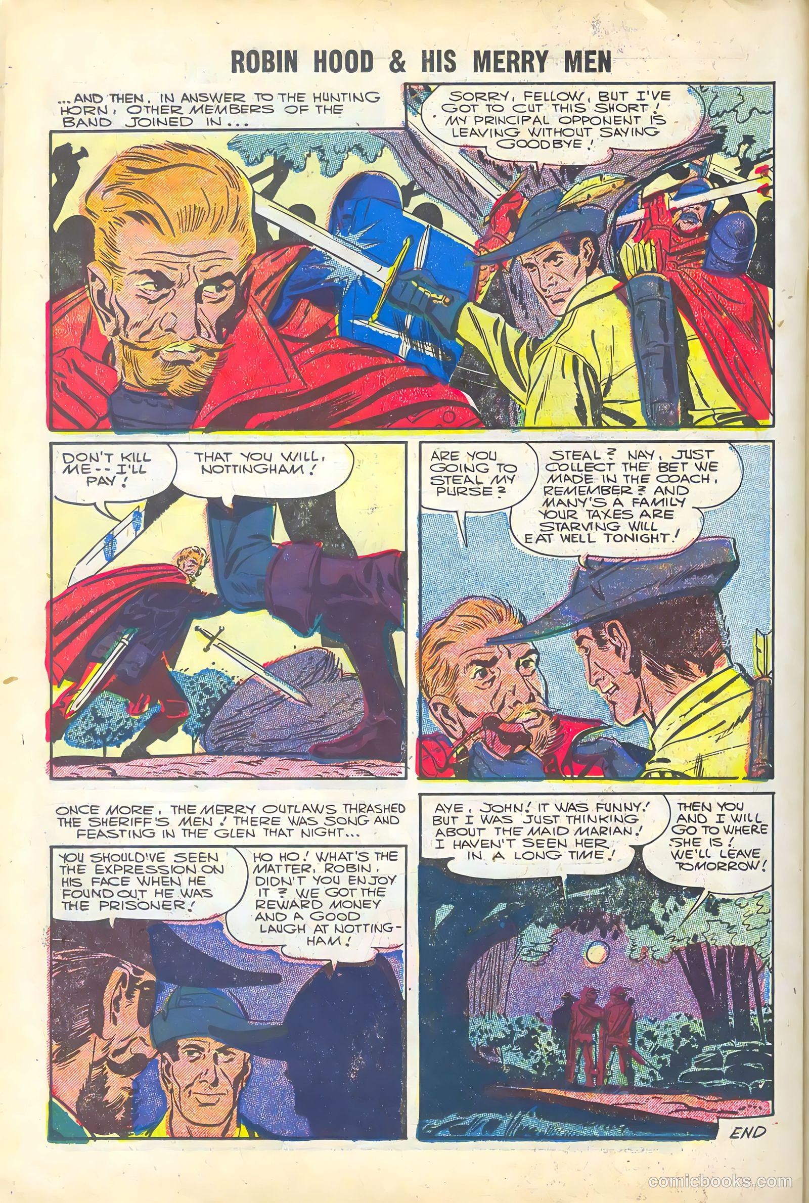 Robin Hood and His Merry Men #29 (1956) — page 26 of 36
