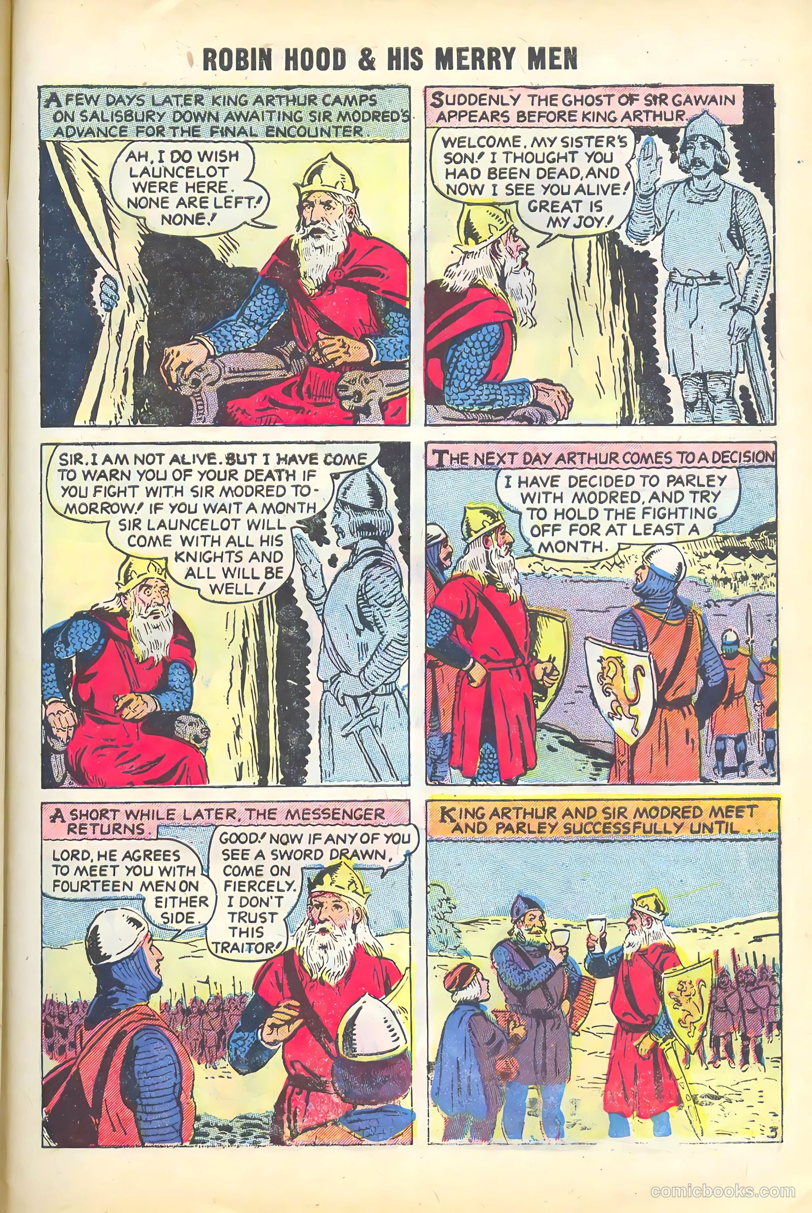 Robin Hood and His Merry Men #29 (1956) — page 29 of 36