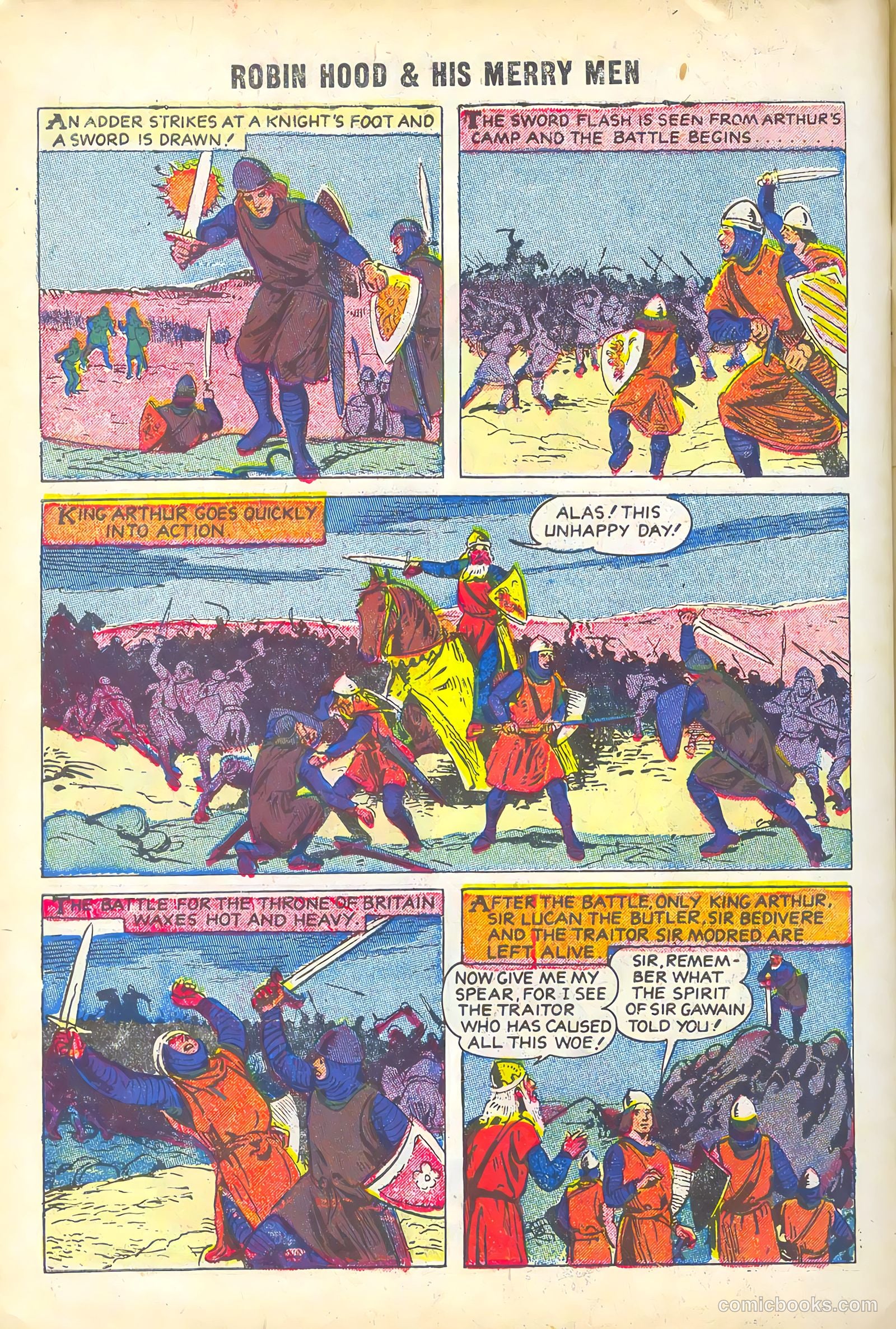 Robin Hood and His Merry Men #29 (1956) — page 30 of 36