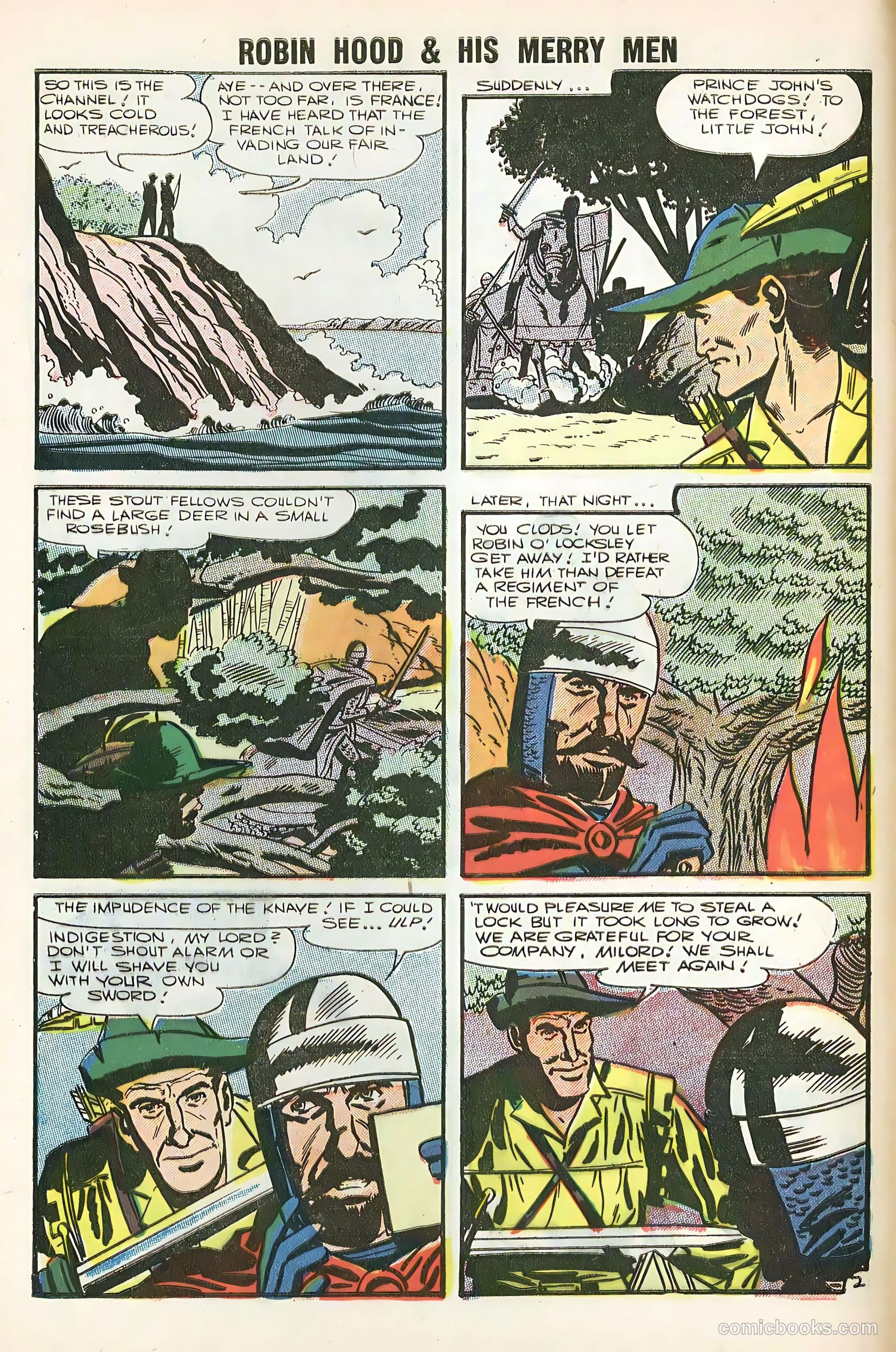 Robin Hood and His Merry Men #30 (1956) — page 4 of 37