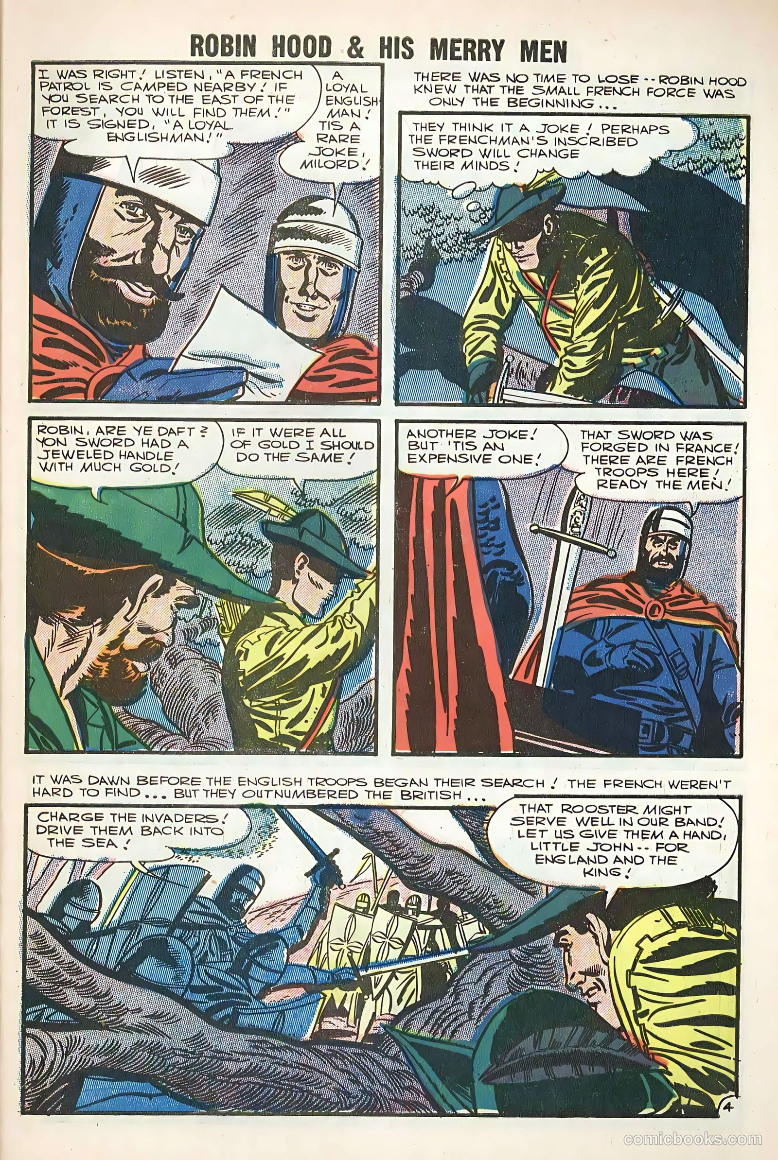 Robin Hood and His Merry Men #30 (1956) — page 7 of 37