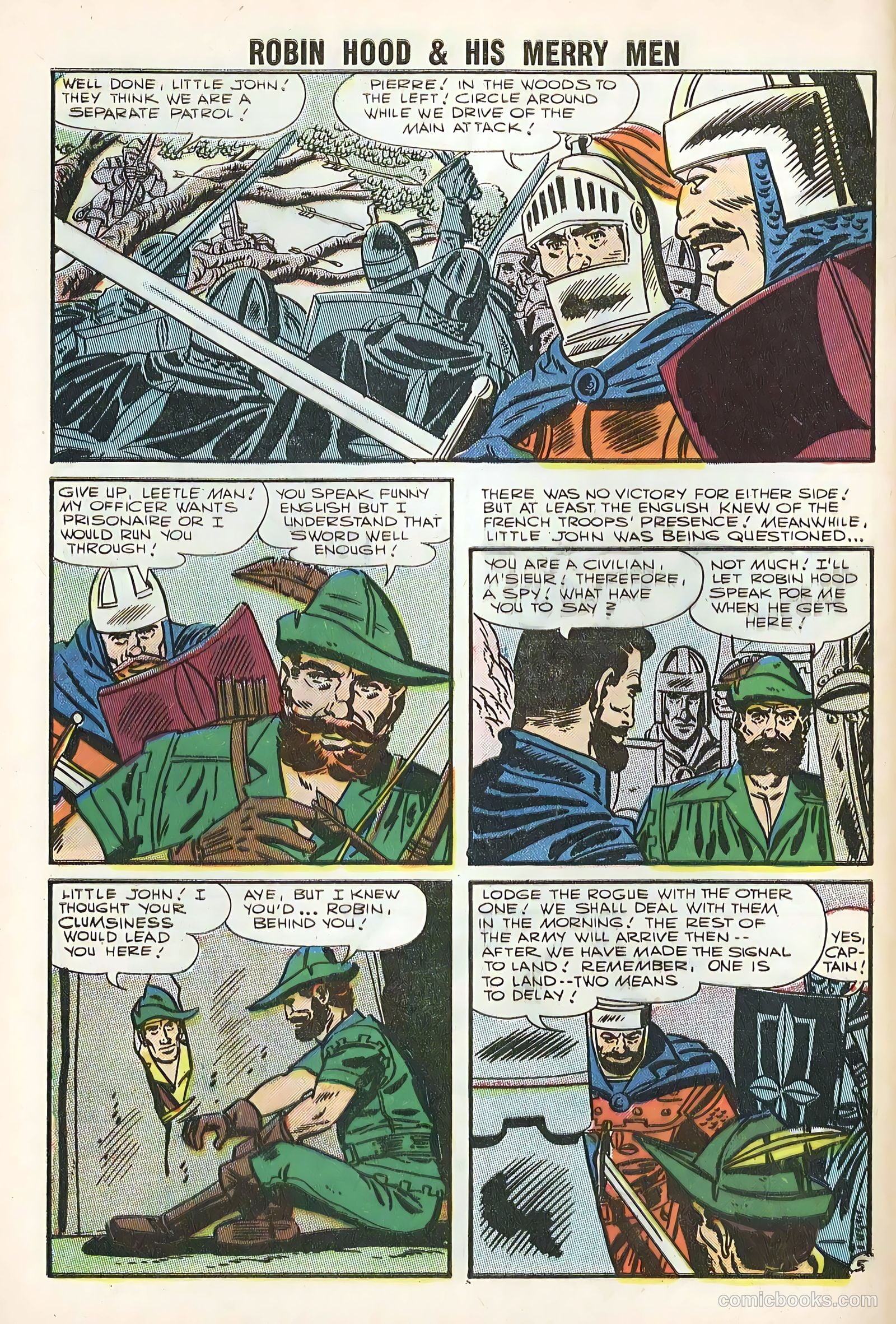 Robin Hood and His Merry Men #30 (1956) — page 8 of 37