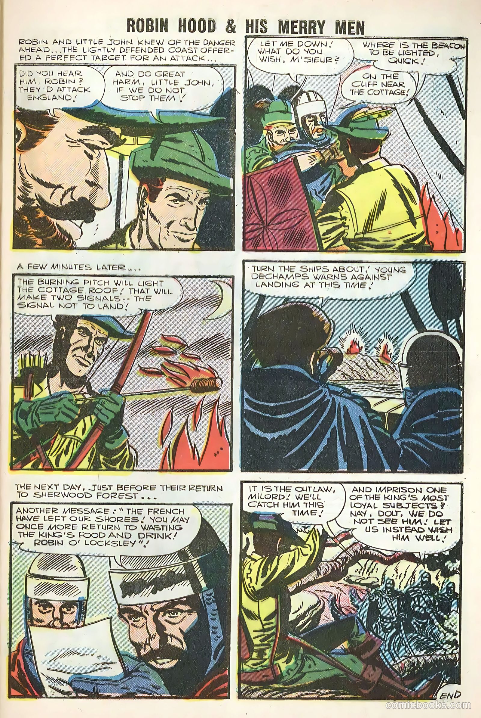 Robin Hood and His Merry Men #30 (1956) — page 9 of 37