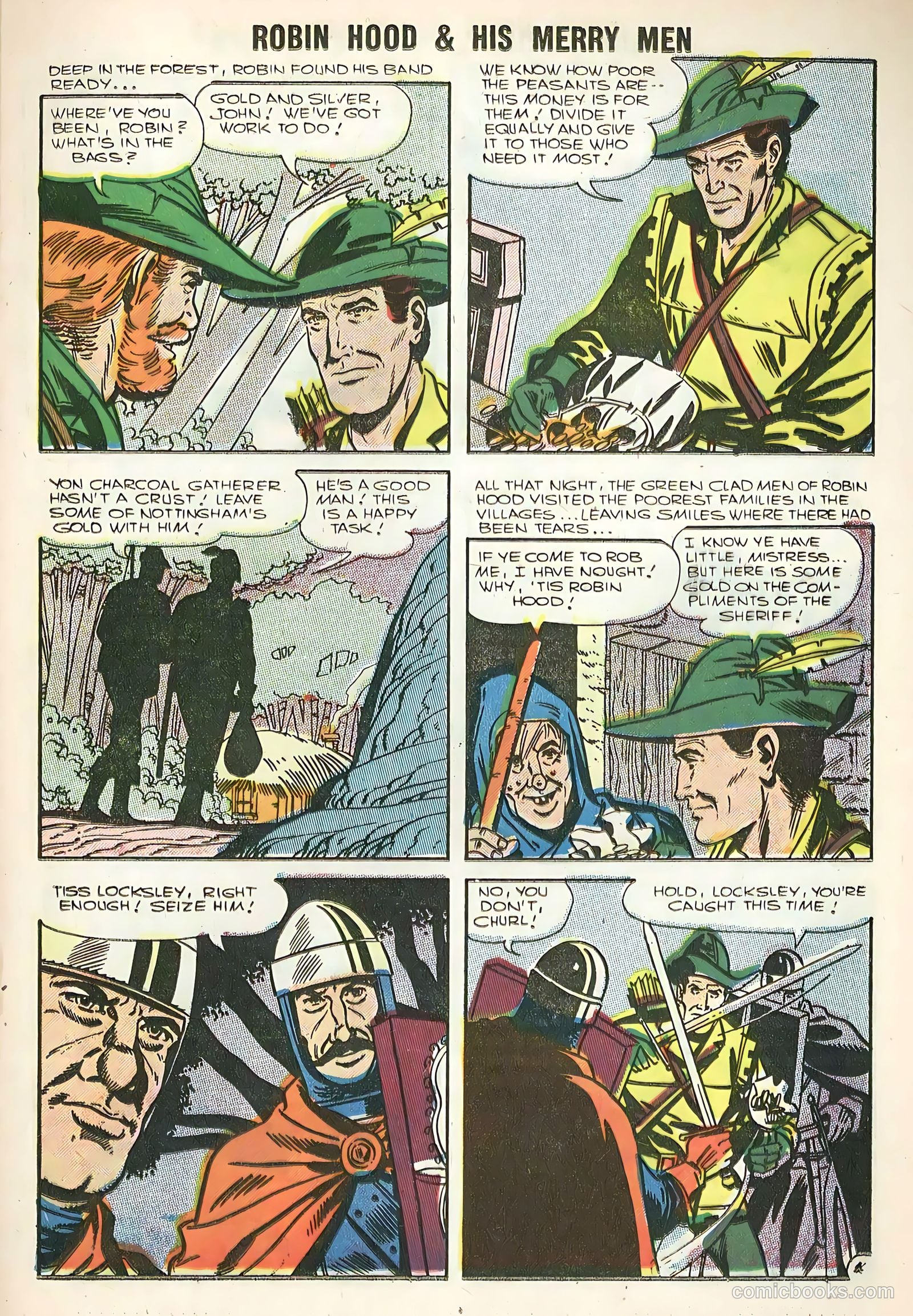 Robin Hood and His Merry Men #30 (1956) — page 13 of 37