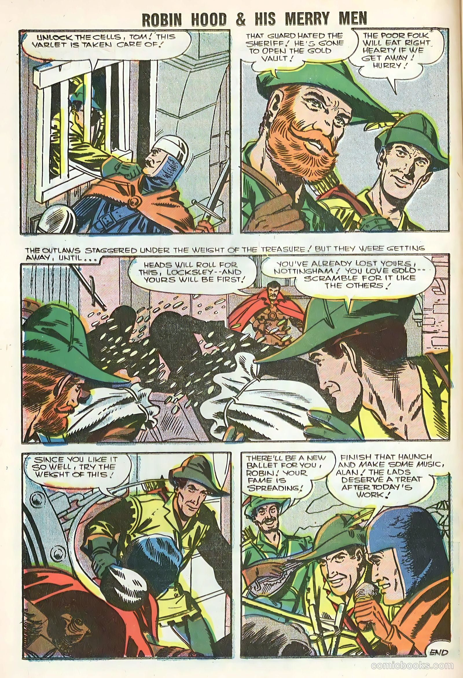 Robin Hood and His Merry Men #30 (1956) — page 16 of 37