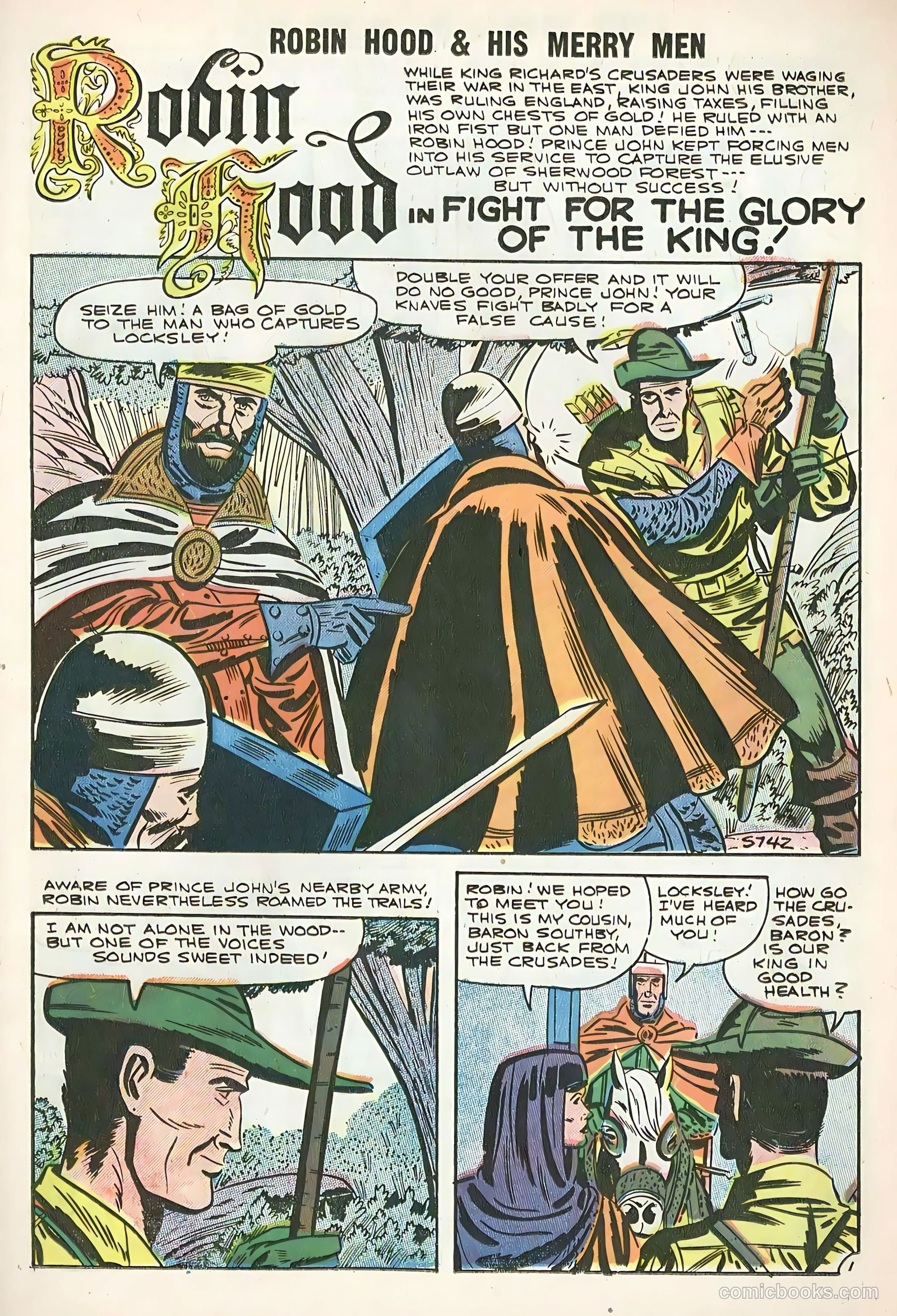 Robin Hood and His Merry Men #30 (1956) — page 19 of 37