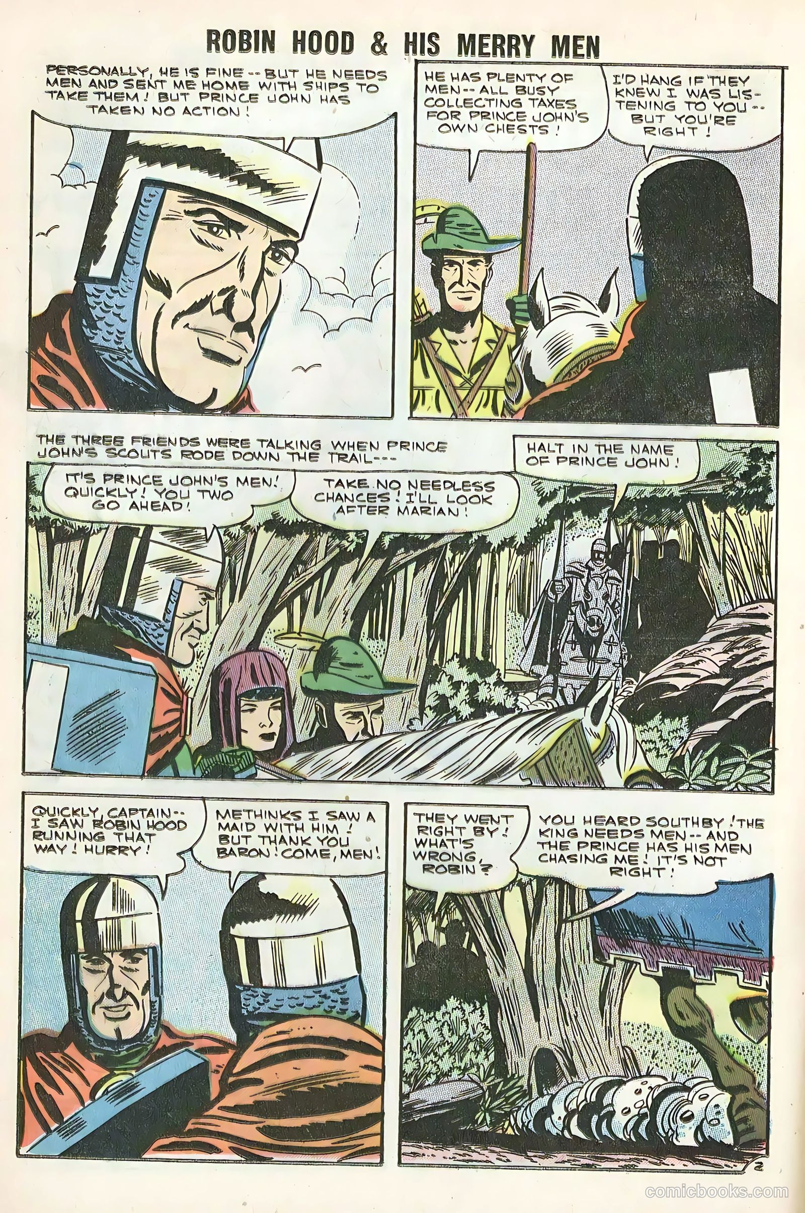 Robin Hood and His Merry Men #30 (1956) — page 20 of 37