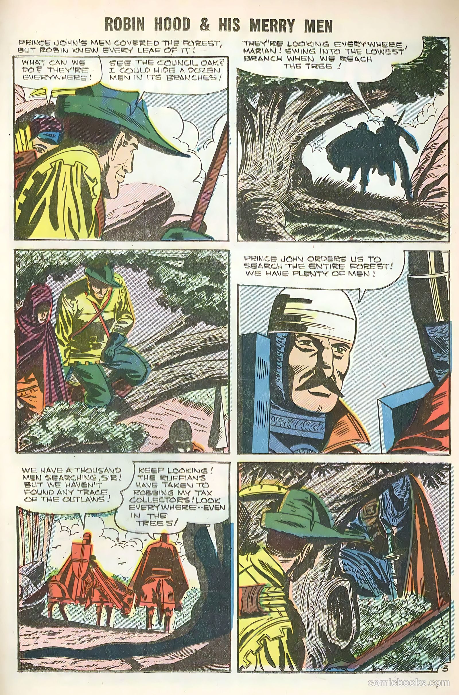 Robin Hood and His Merry Men #30 (1956) — page 21 of 37