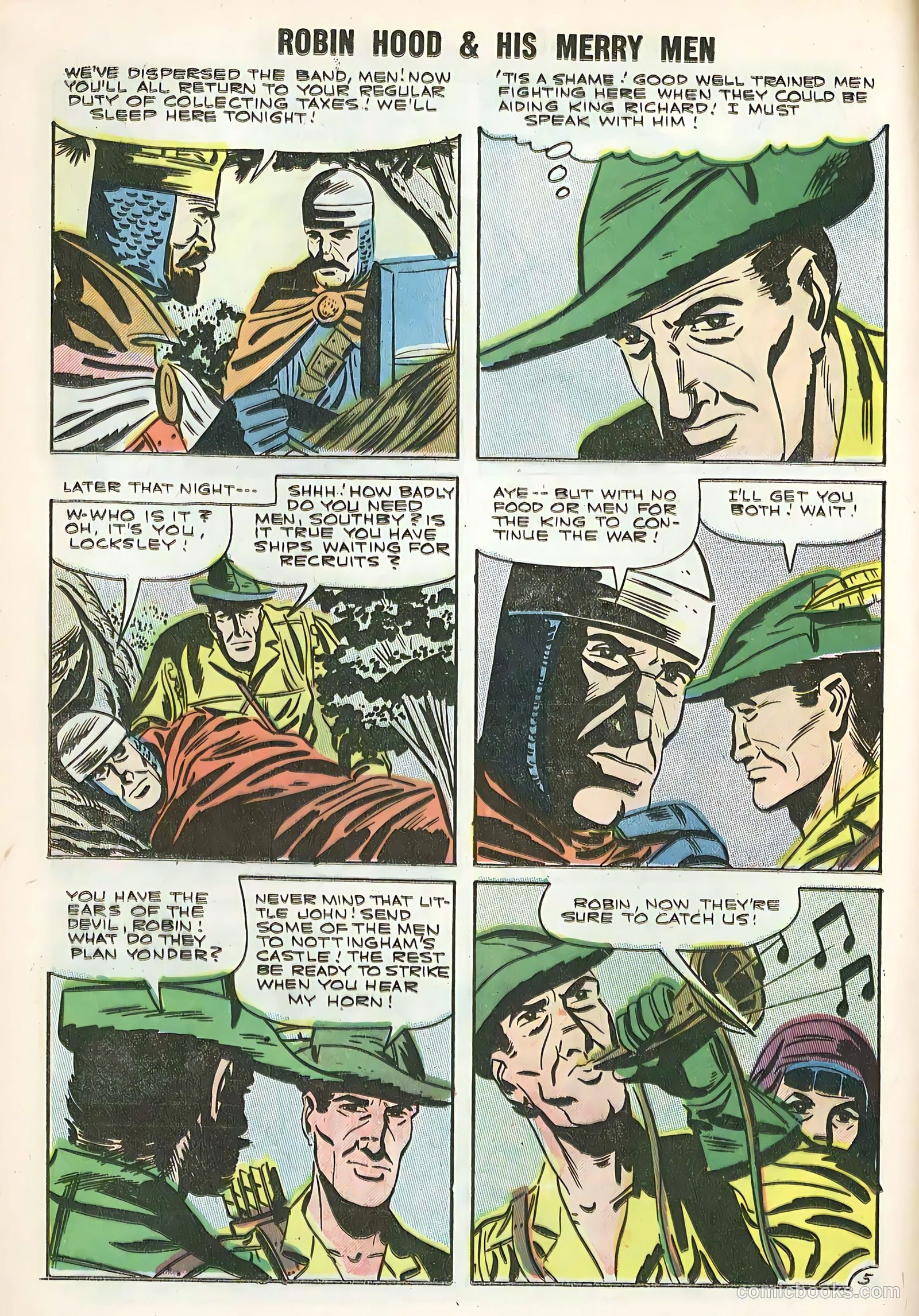 Robin Hood and His Merry Men #30 (1956) — page 24 of 37
