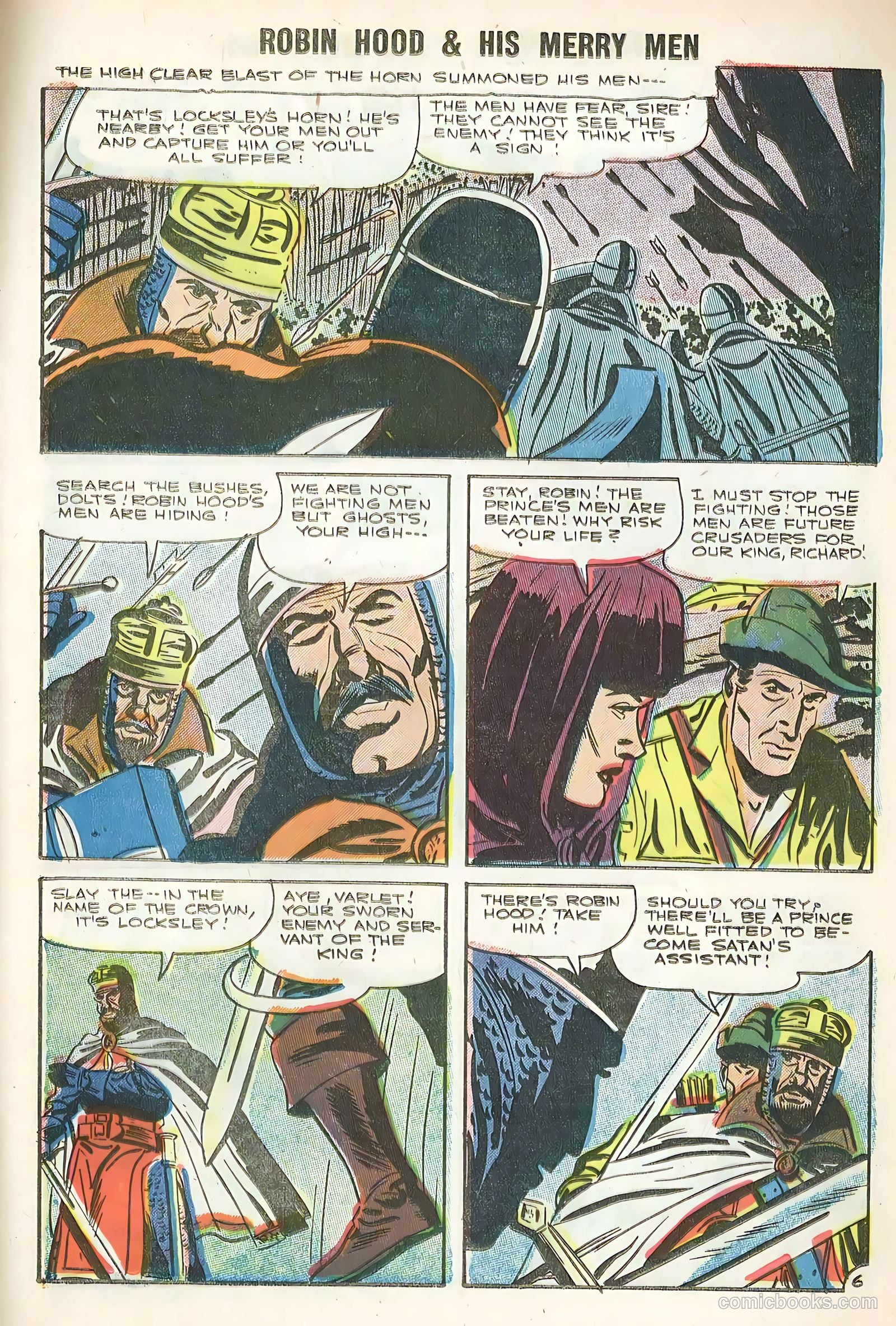 Robin Hood and His Merry Men #30 (1956) — page 25 of 37