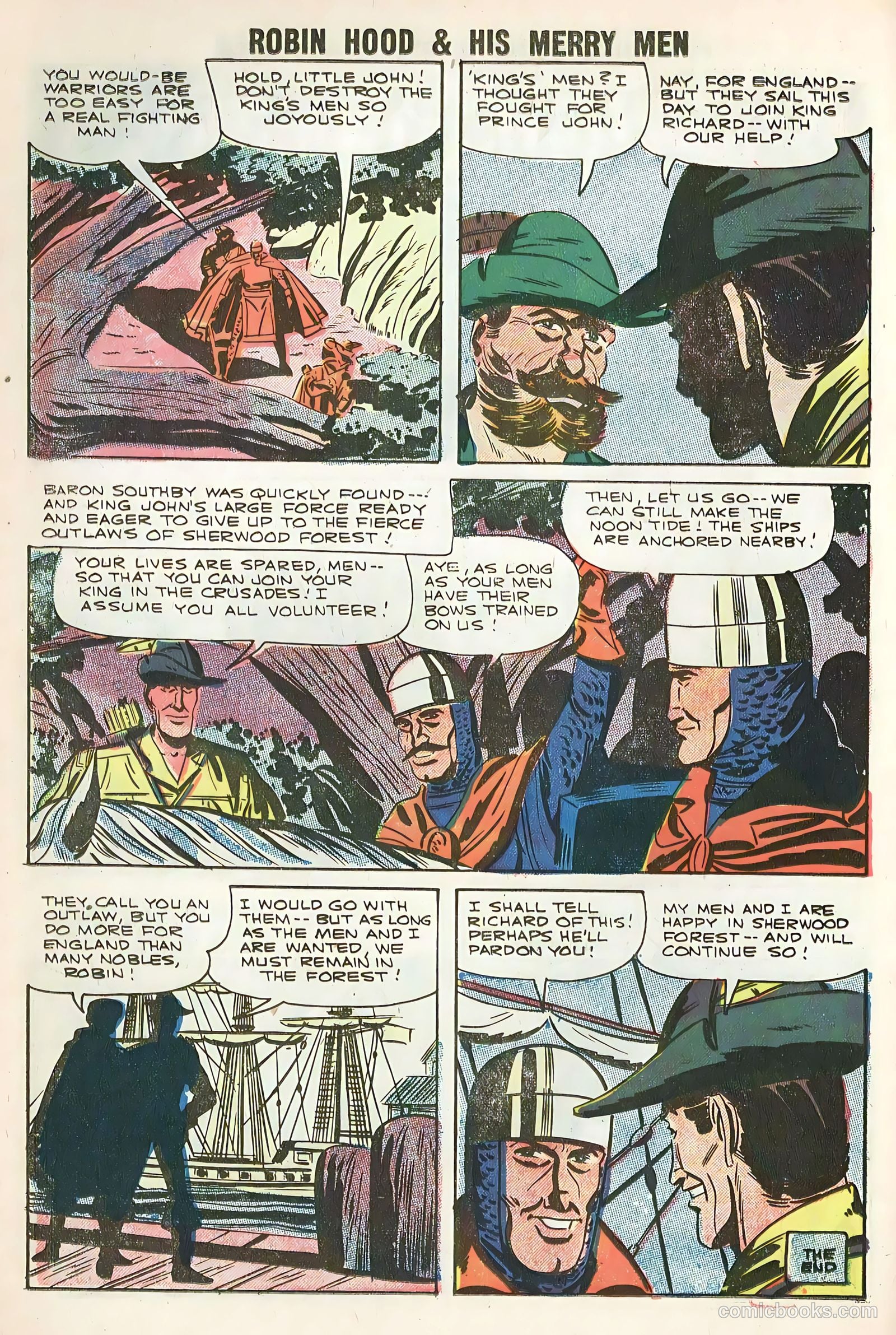 Robin Hood and His Merry Men #30 (1956) — page 26 of 37