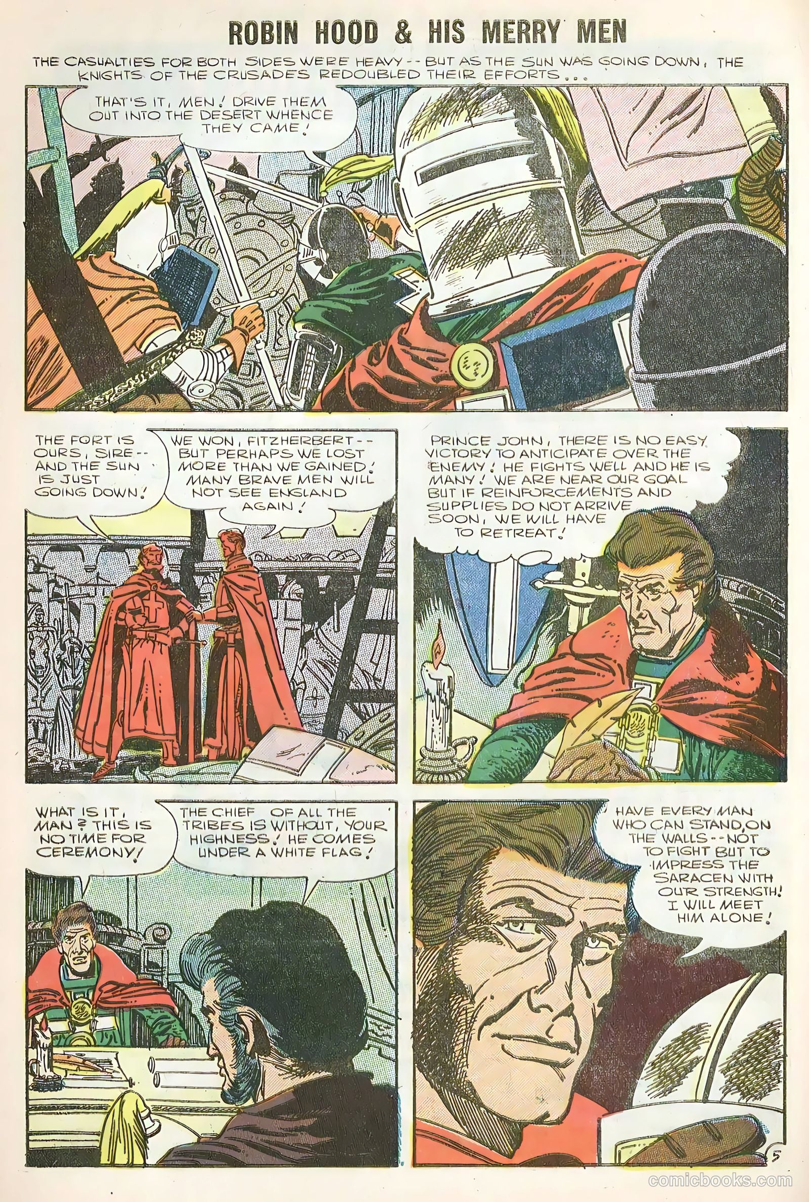 Robin Hood and His Merry Men #30 (1956) — page 32 of 37