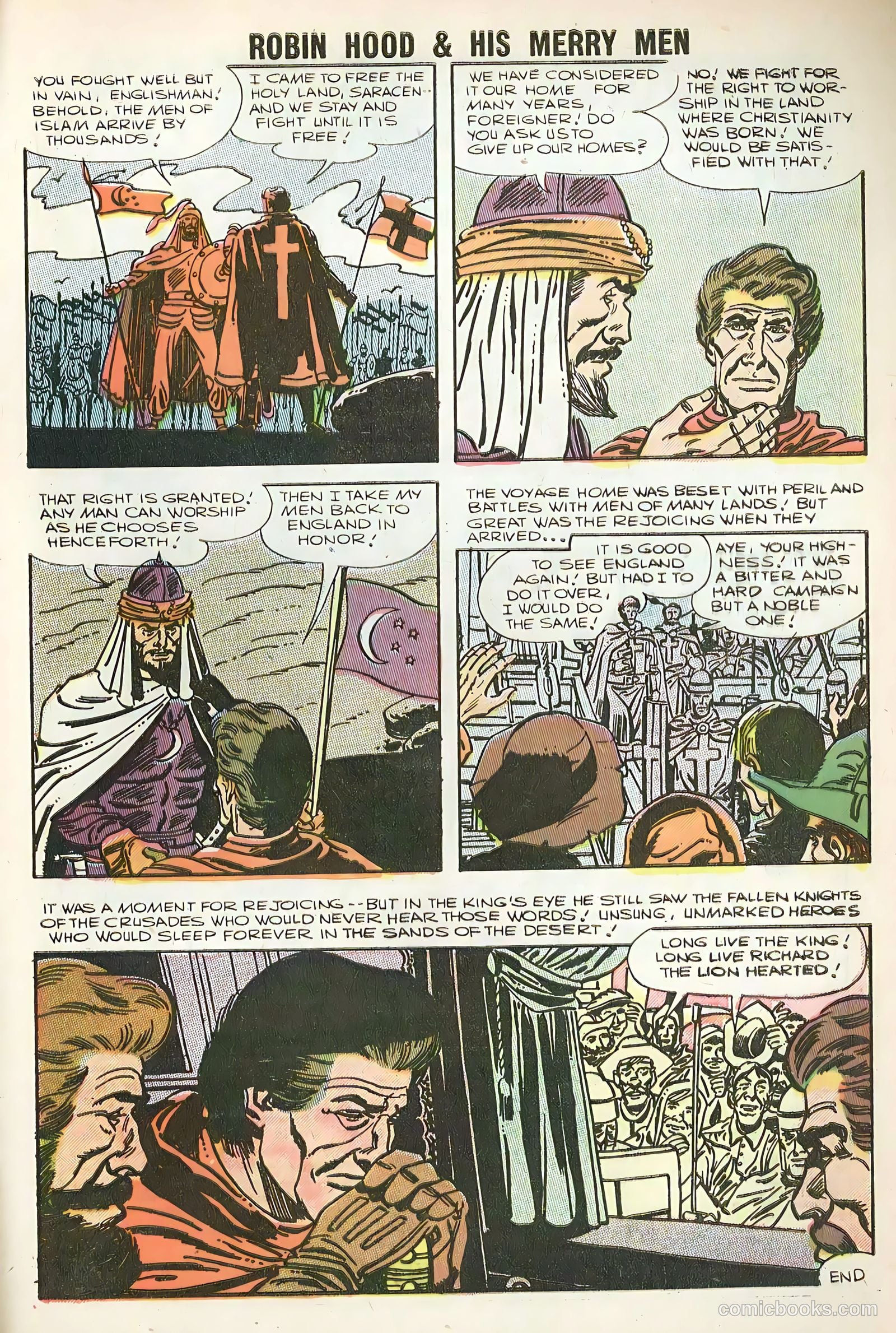 Robin Hood and His Merry Men #30 (1956) — page 33 of 37