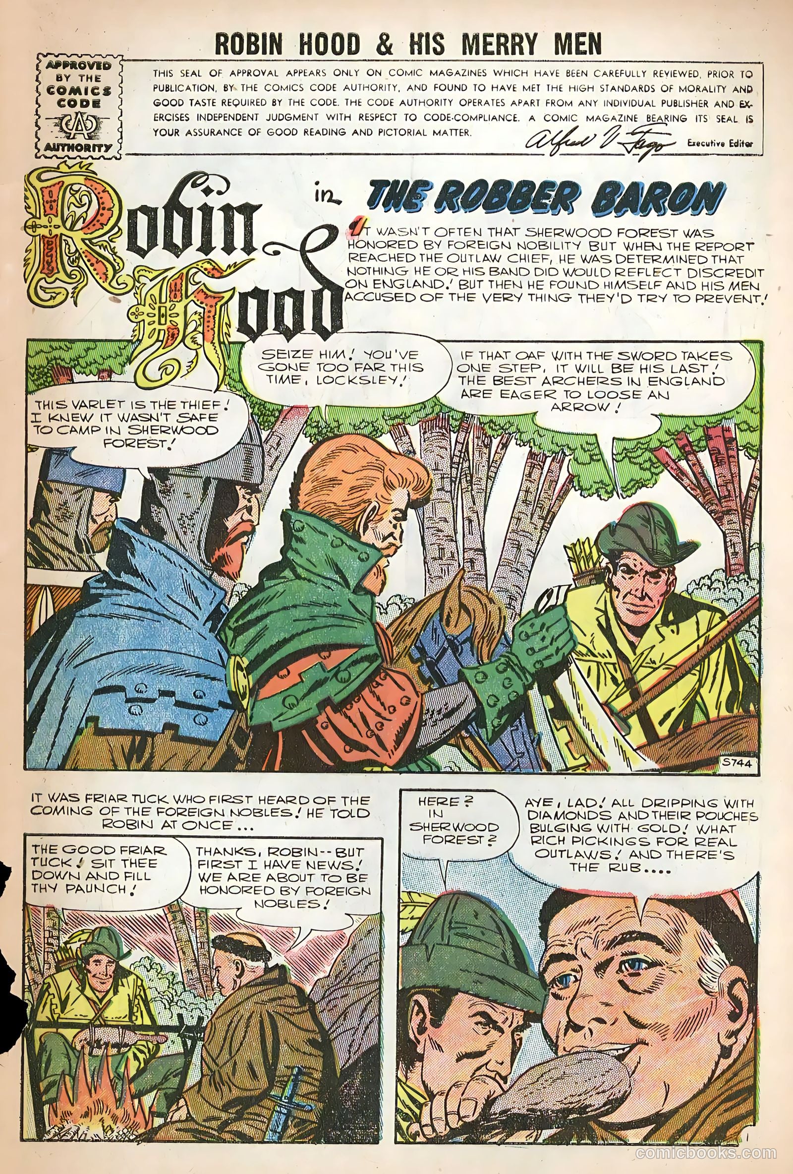 Robin Hood and His Merry Men #31 (1957) — page 3 of 36
