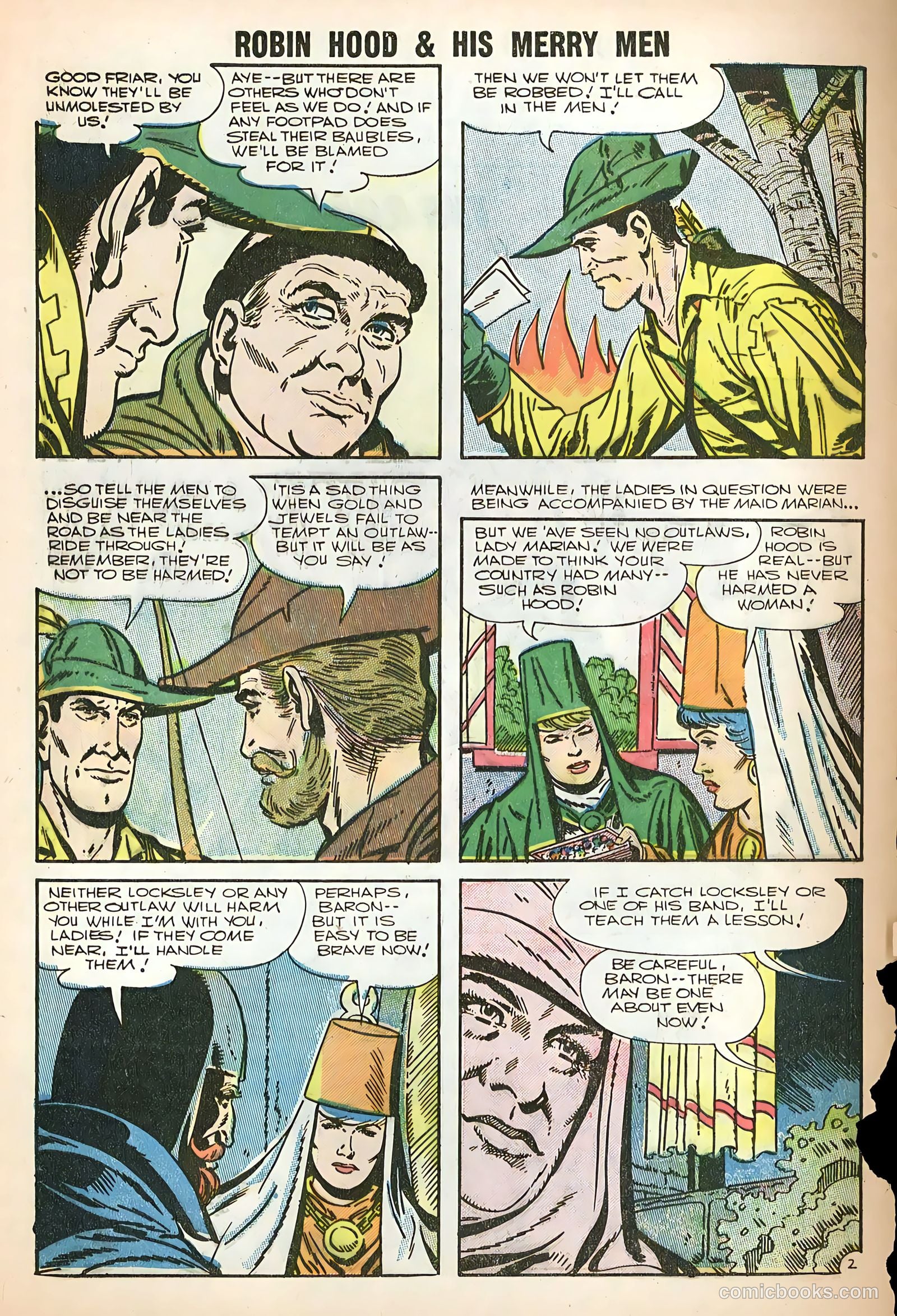 Robin Hood and His Merry Men #31 (1957) — page 4 of 36