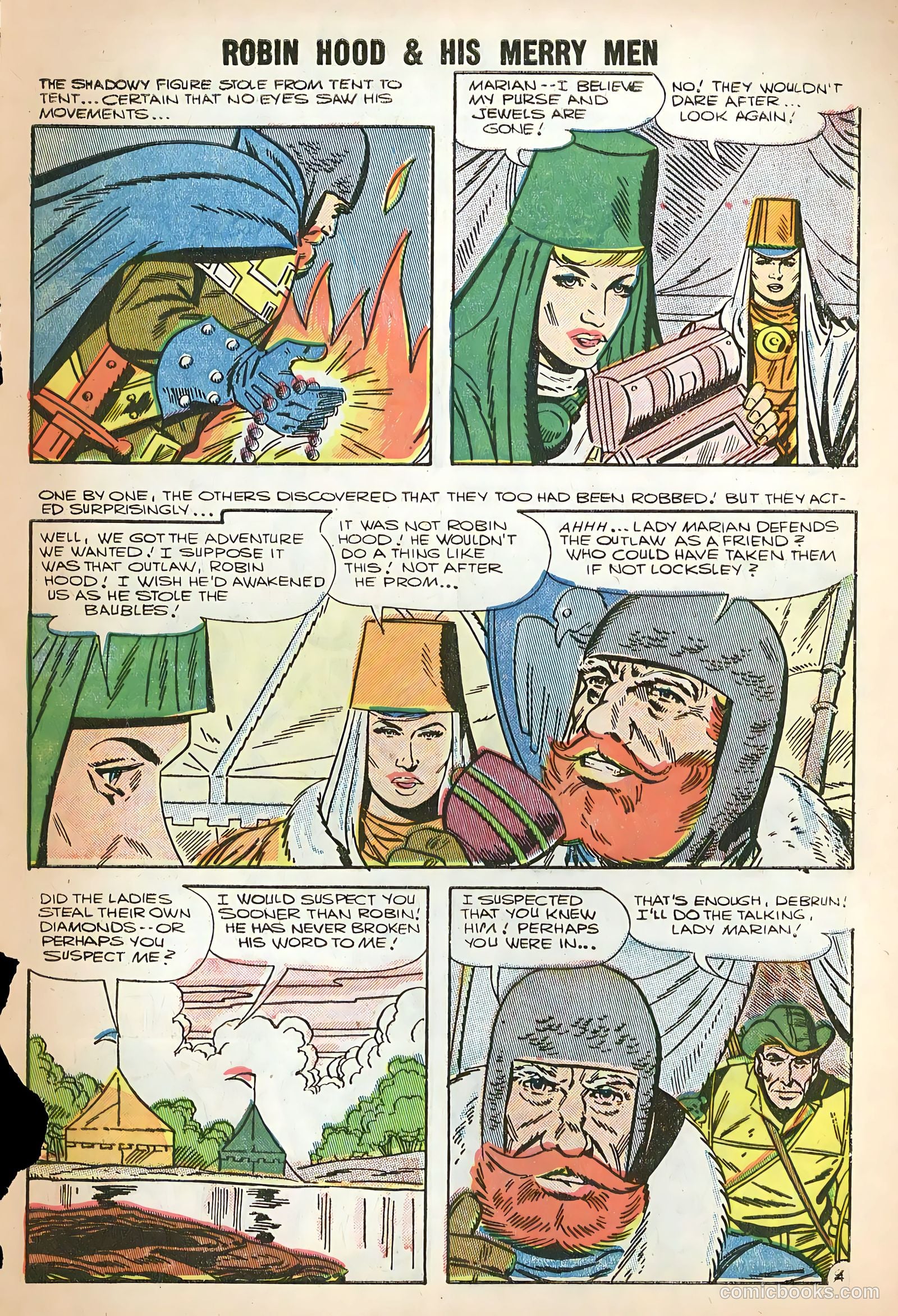 Robin Hood and His Merry Men #31 (1957) — page 7 of 36