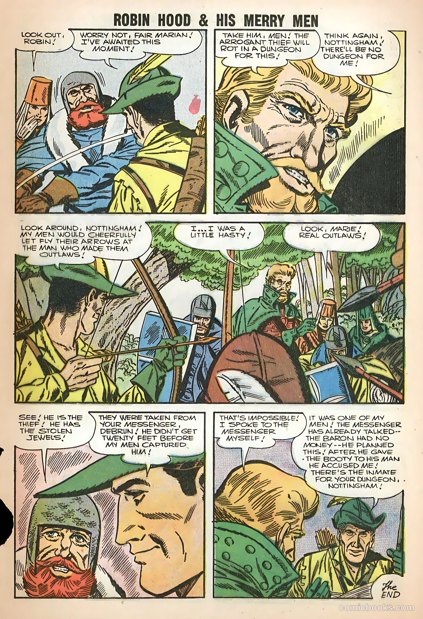 Robin Hood and His Merry Men #31 (1957) — page 9 of 36
