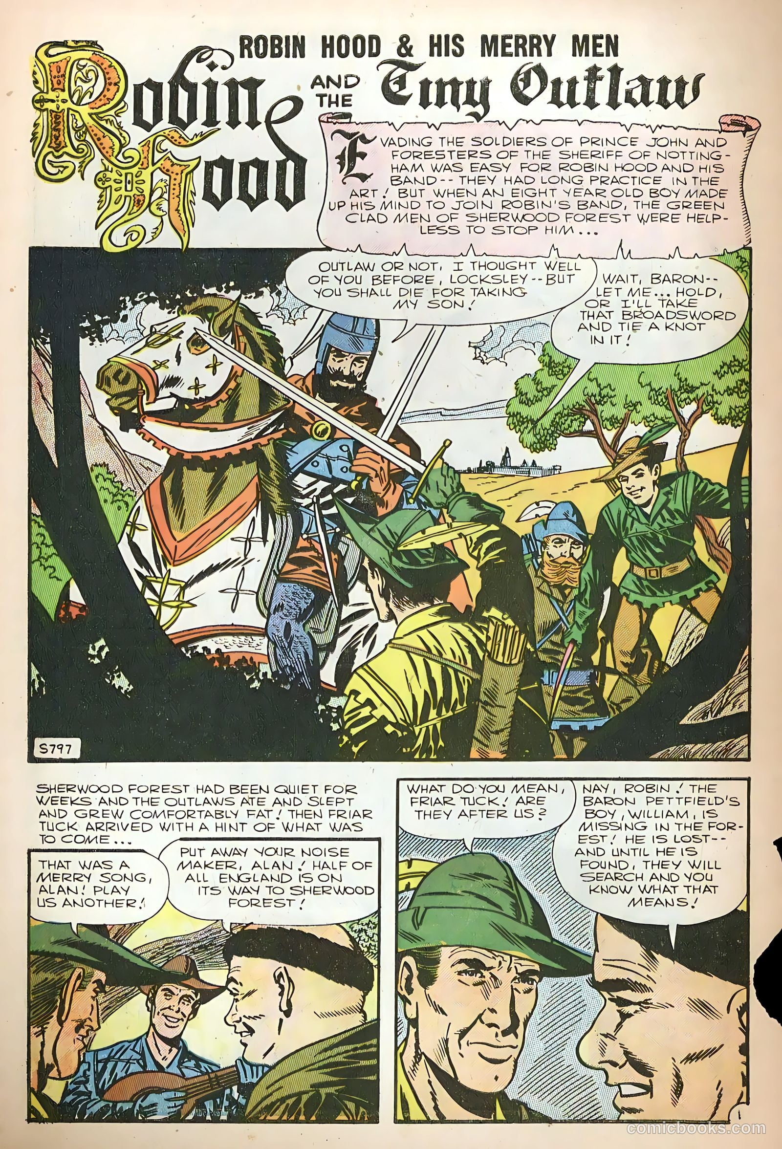 Robin Hood and His Merry Men #31 (1957) — page 10 of 36