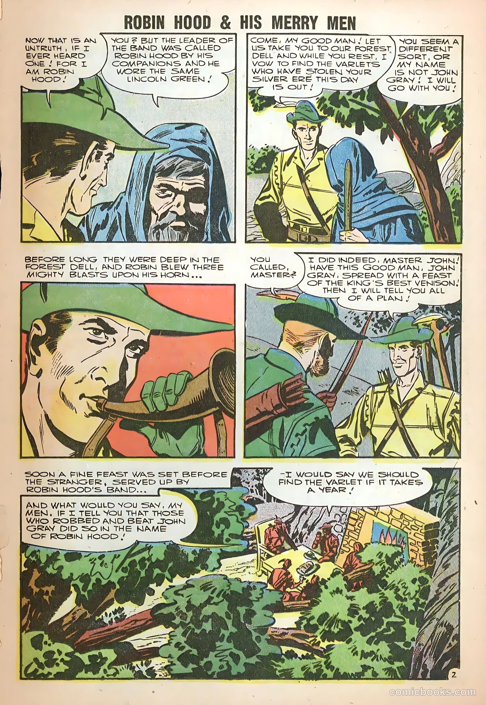 Robin Hood and His Merry Men #31 (1957) — page 21 of 36