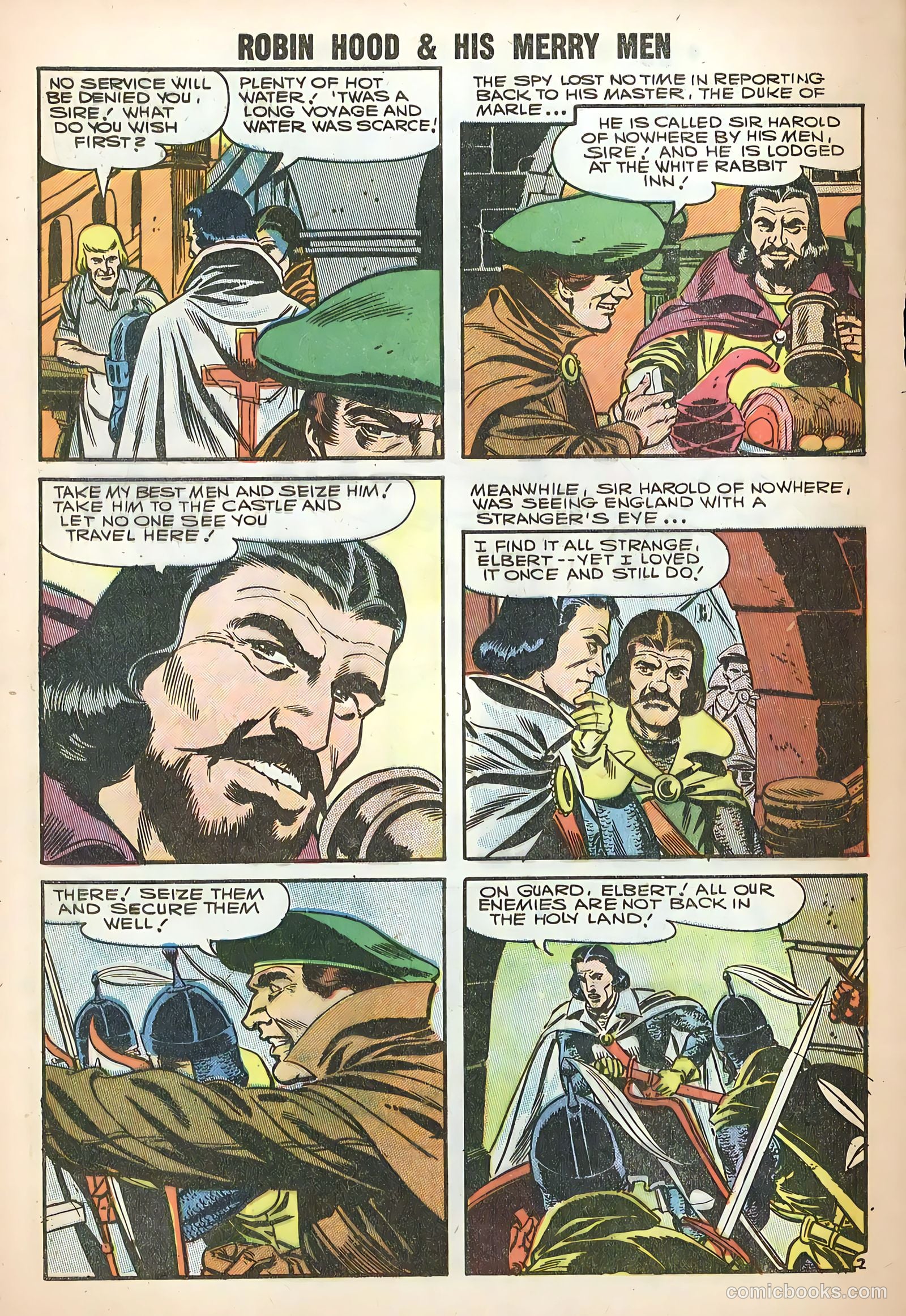 Robin Hood and His Merry Men #31 (1957) — page 28 of 36