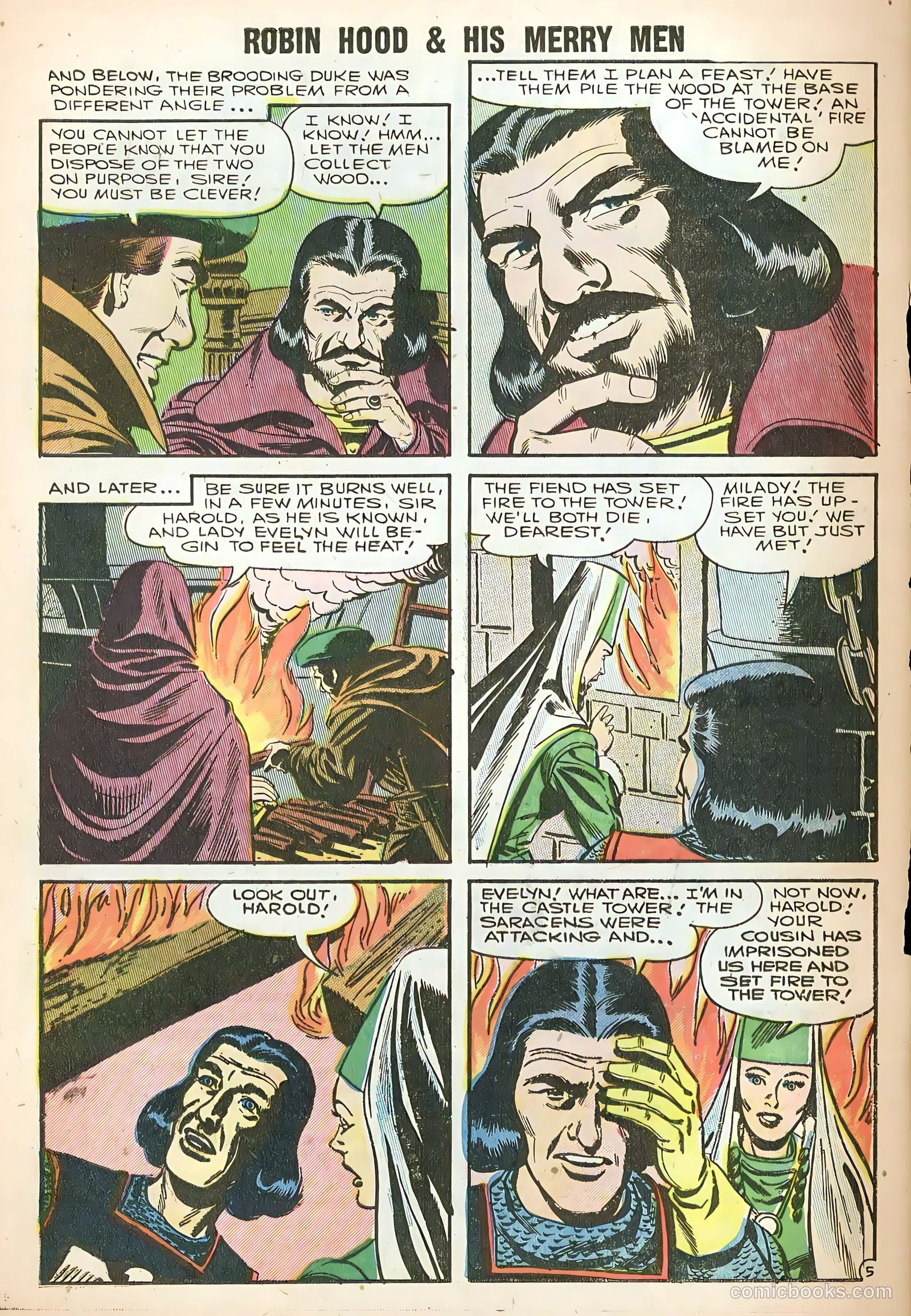 Robin Hood and His Merry Men #31 (1957) — page 32 of 36