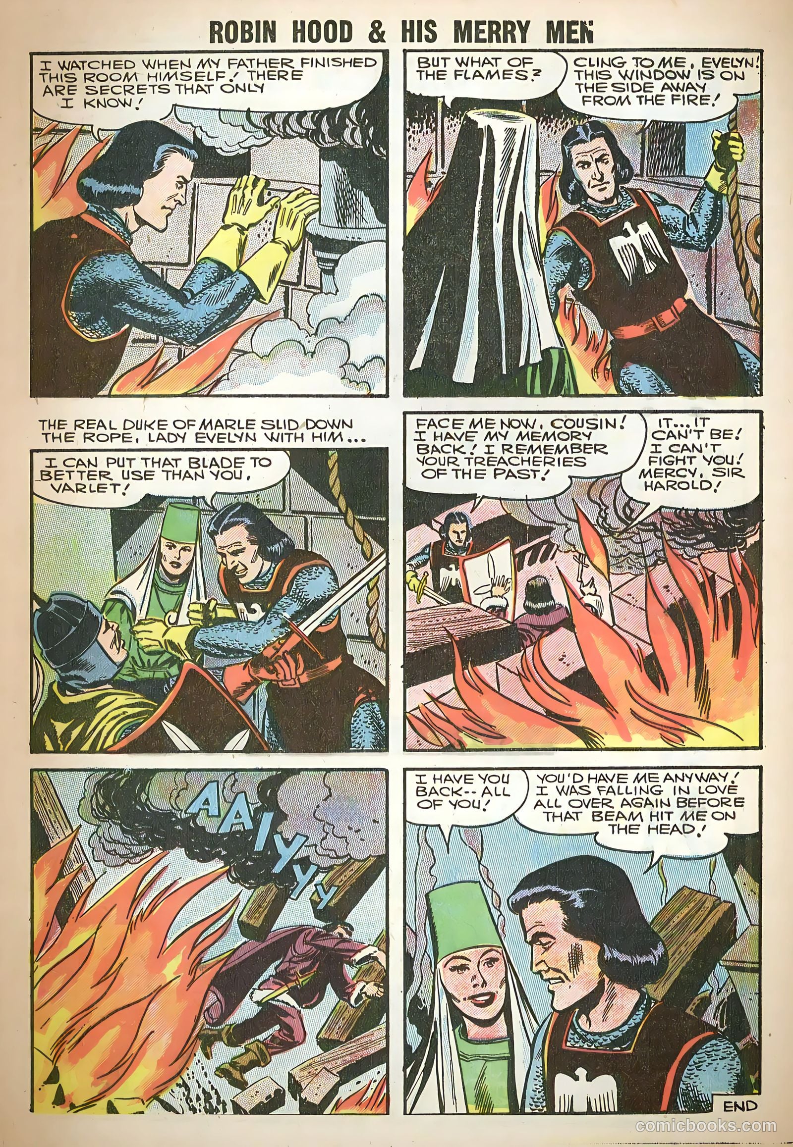 Robin Hood and His Merry Men #31 (1957) — page 33 of 36