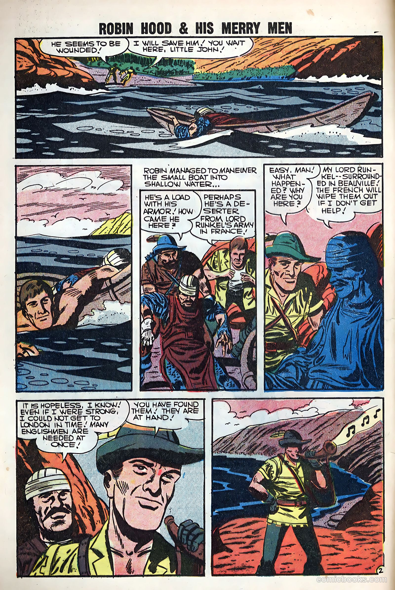 Robin Hood and His Merry Men #32 (1957) — page 4 of 36
