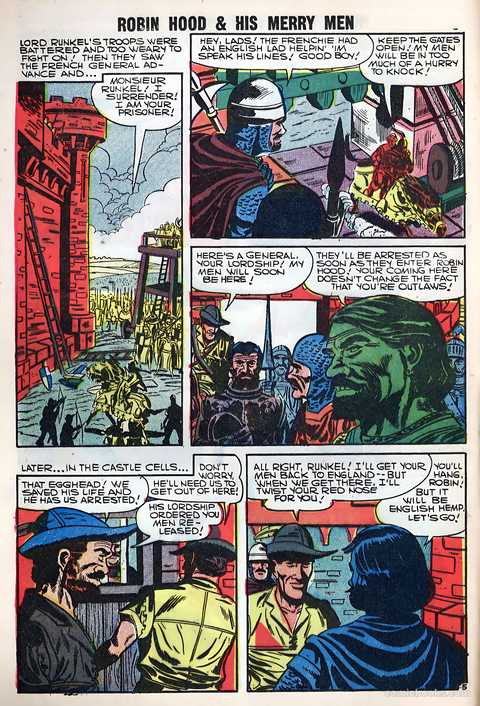 Robin Hood and His Merry Men #32 (1957) — page 8 of 36