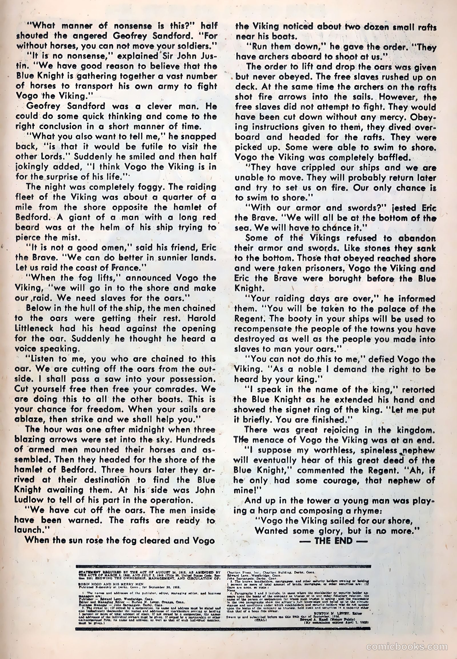 Robin Hood and His Merry Men #32 (1957) — page 19 of 36