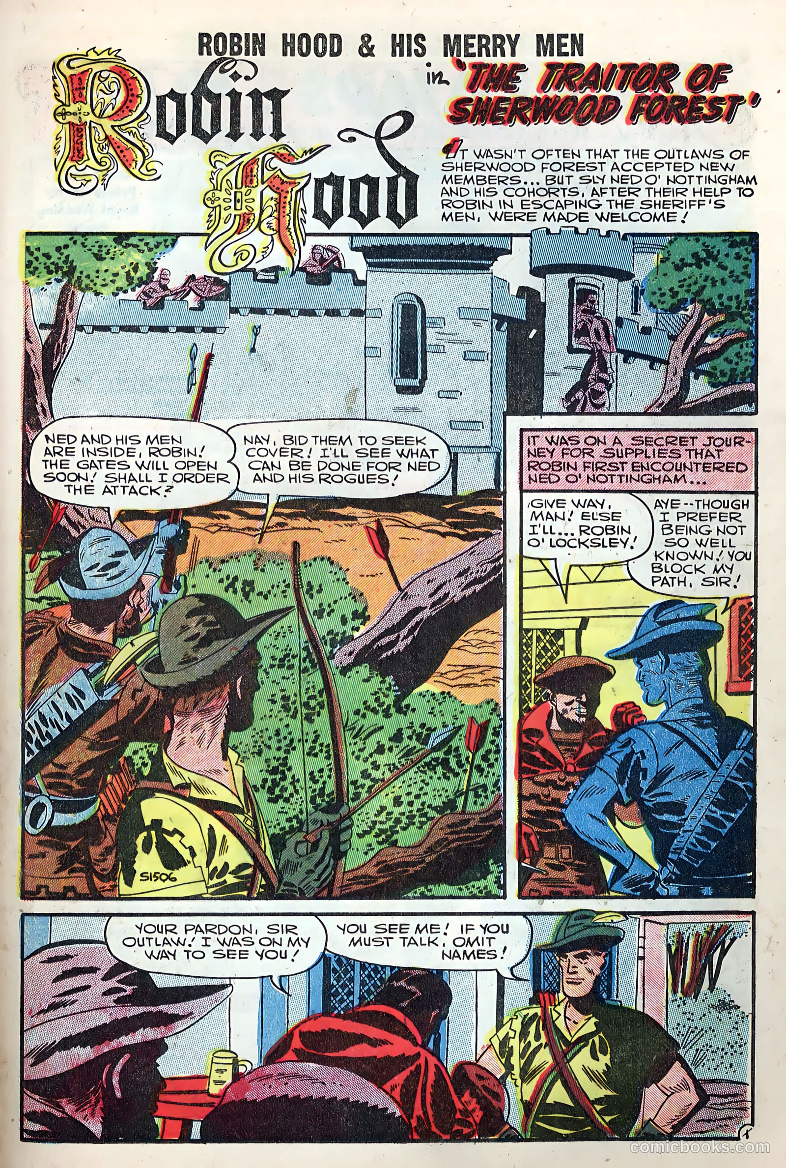 Robin Hood and His Merry Men #32 (1957) — page 21 of 36