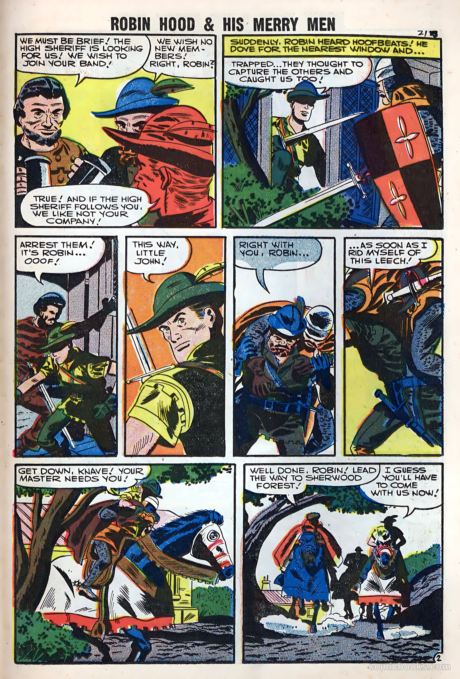 Robin Hood and His Merry Men #32 (1957) — page 23 of 36