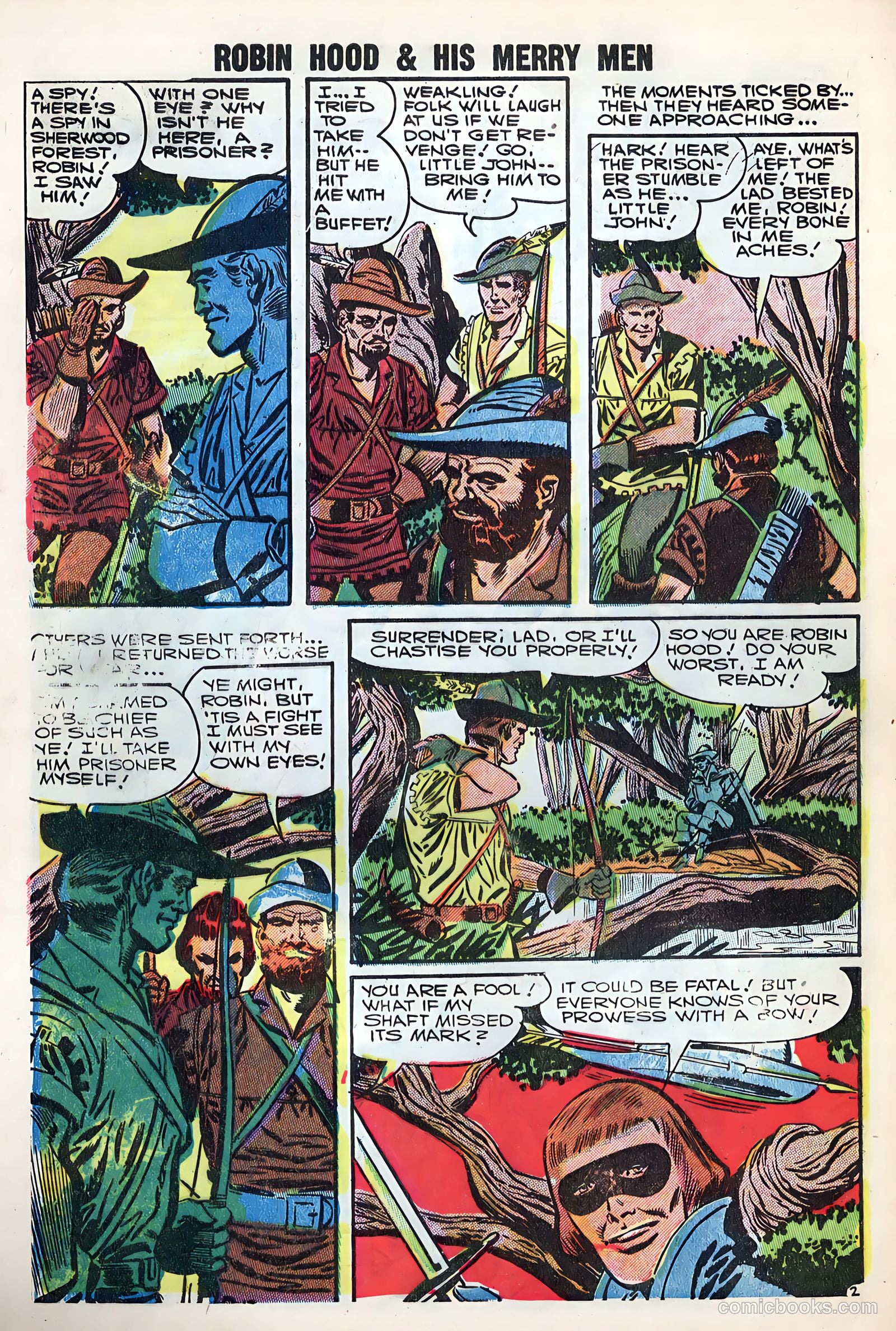 Robin Hood and His Merry Men #32 (1957) — page 28 of 36