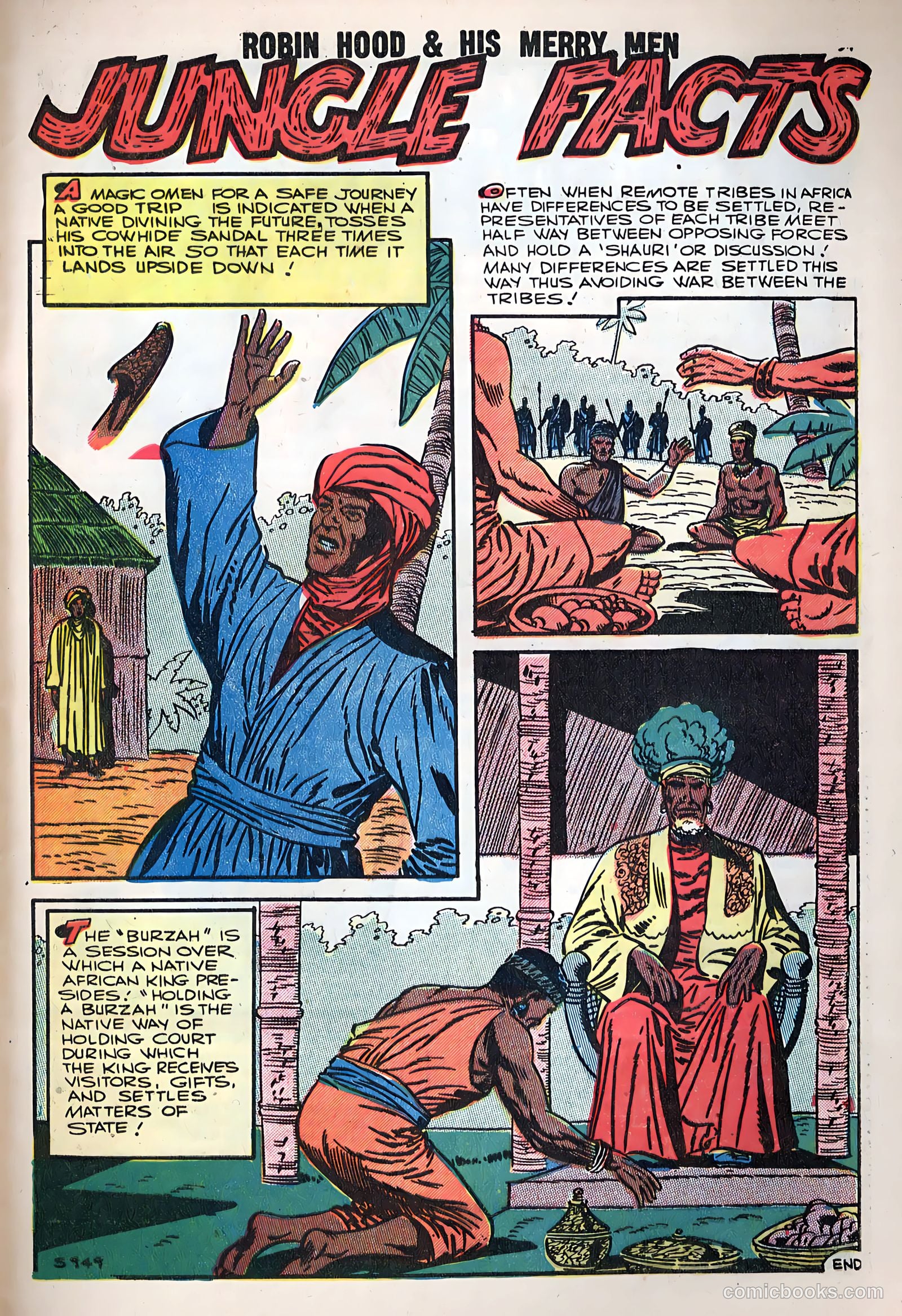 Robin Hood and His Merry Men #32 (1957) — page 33 of 36