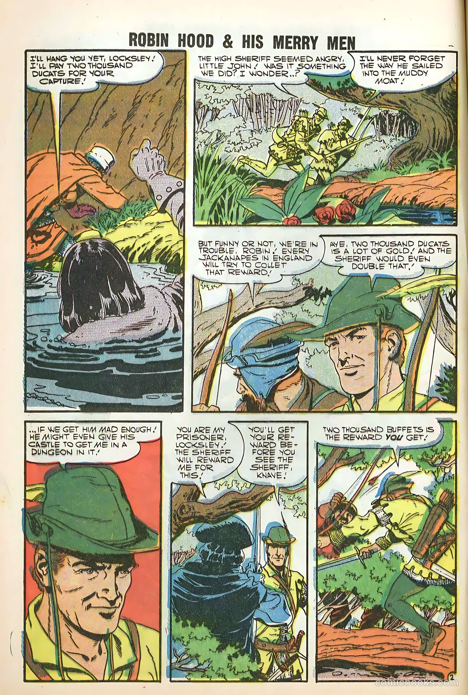 Robin Hood and His Merry Men #33 (1957) — page 4 of 36