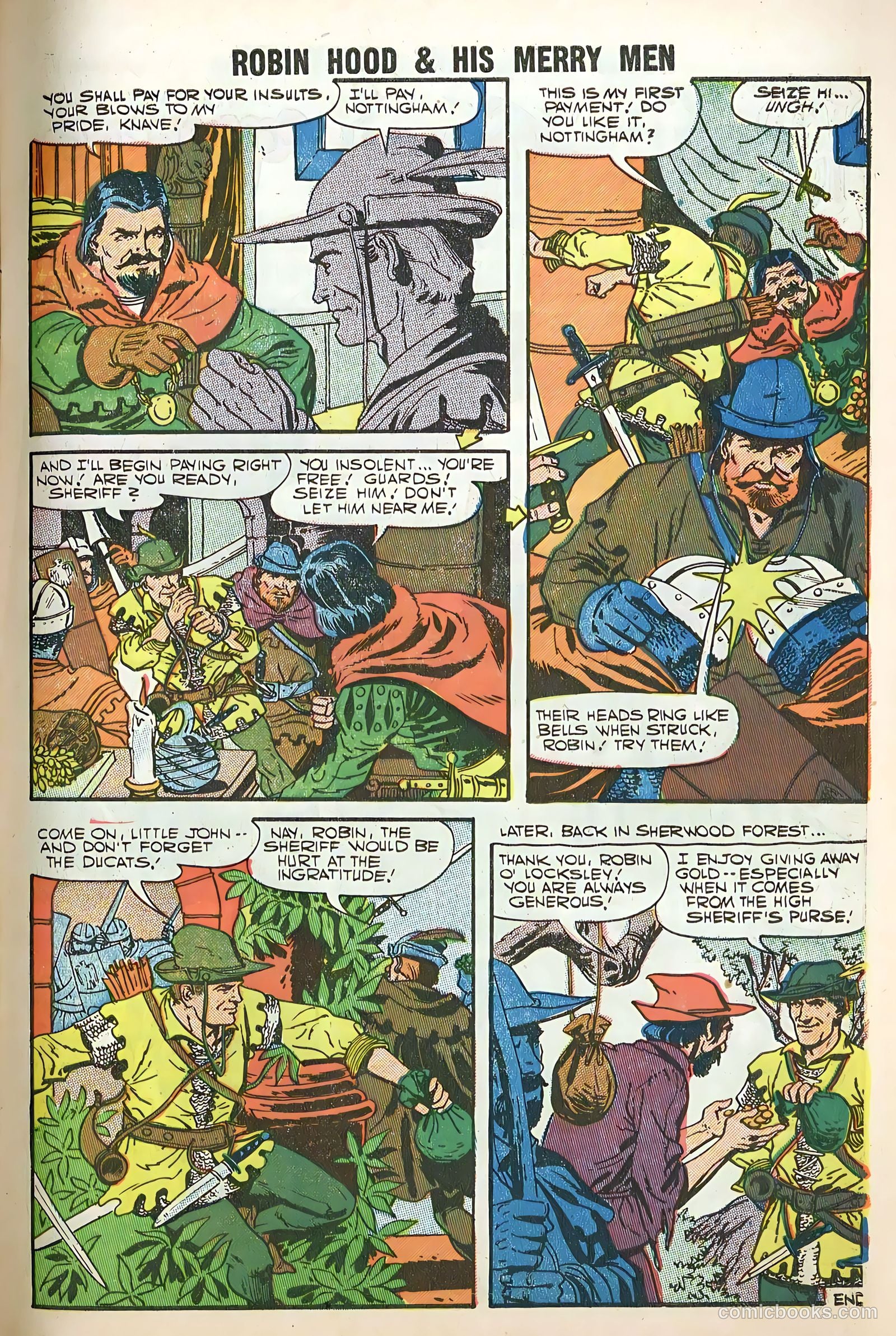 Robin Hood and His Merry Men #33 (1957) — page 7 of 36