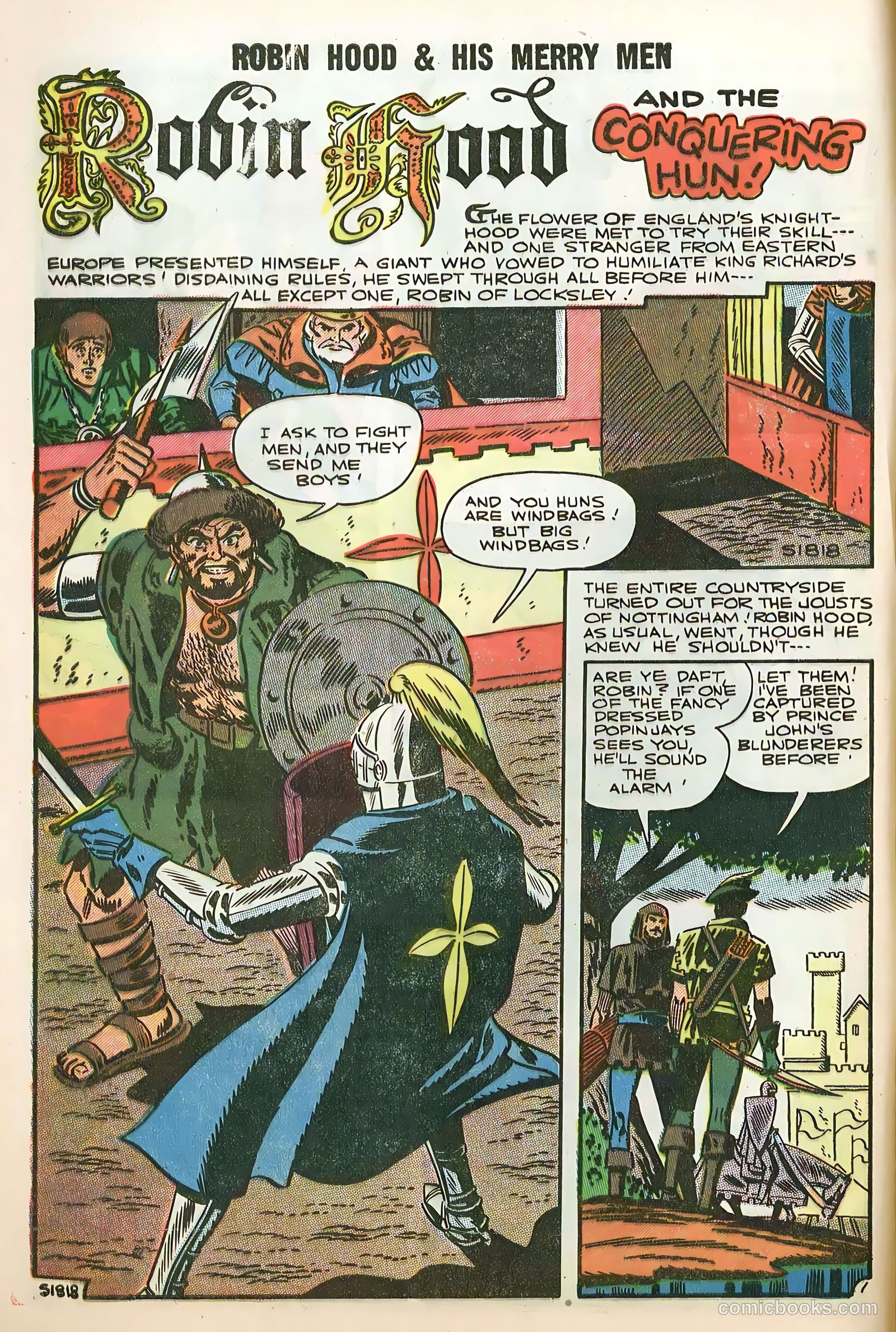 Robin Hood and His Merry Men #33 (1957) — page 8 of 36