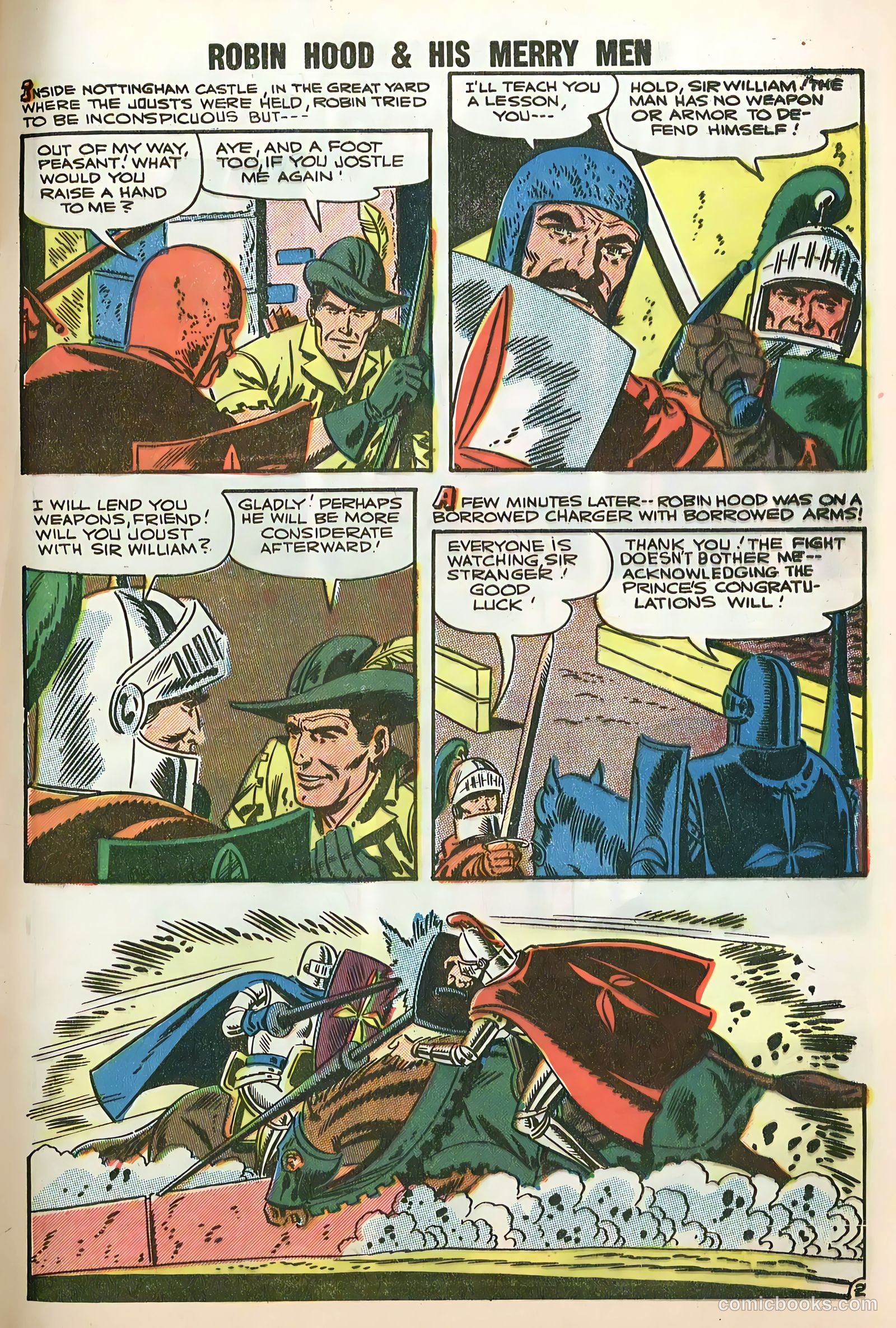 Robin Hood and His Merry Men #33 (1957) — page 9 of 36