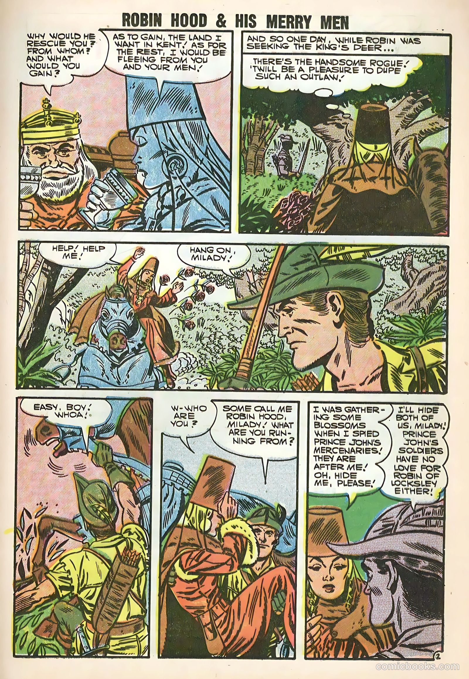 Robin Hood and His Merry Men #33 (1957) — page 21 of 36