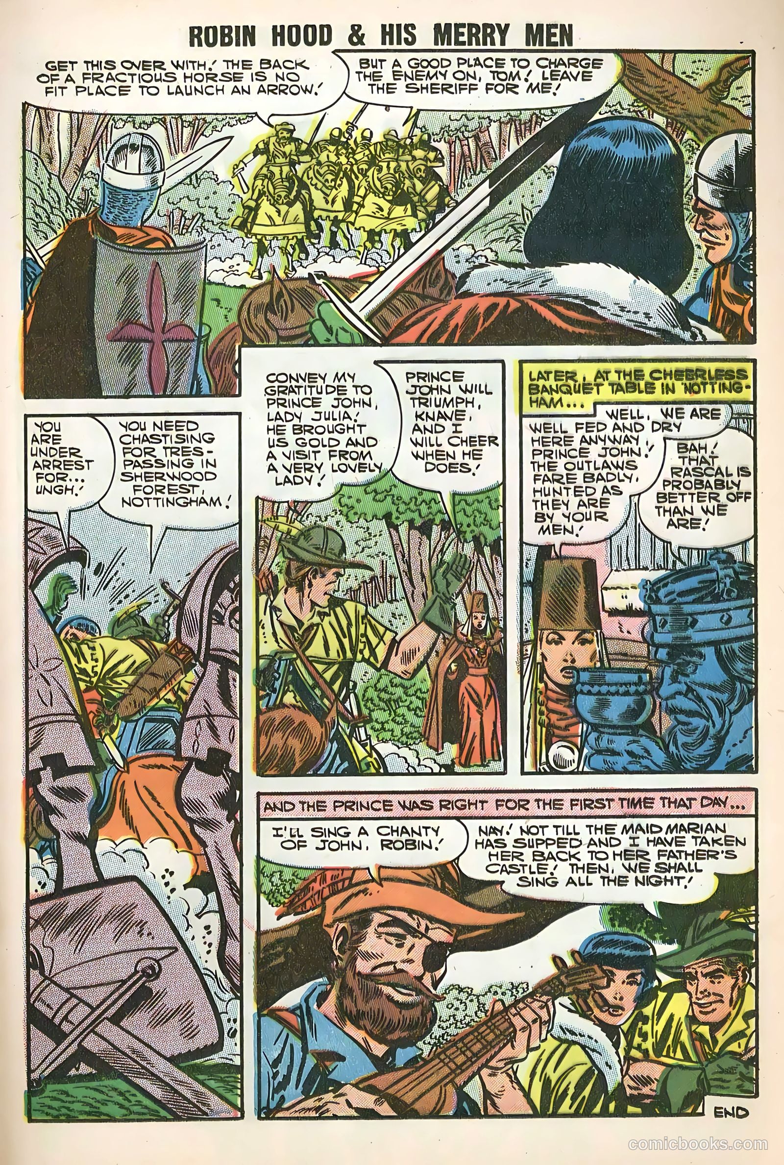 Robin Hood and His Merry Men #33 (1957) — page 25 of 36
