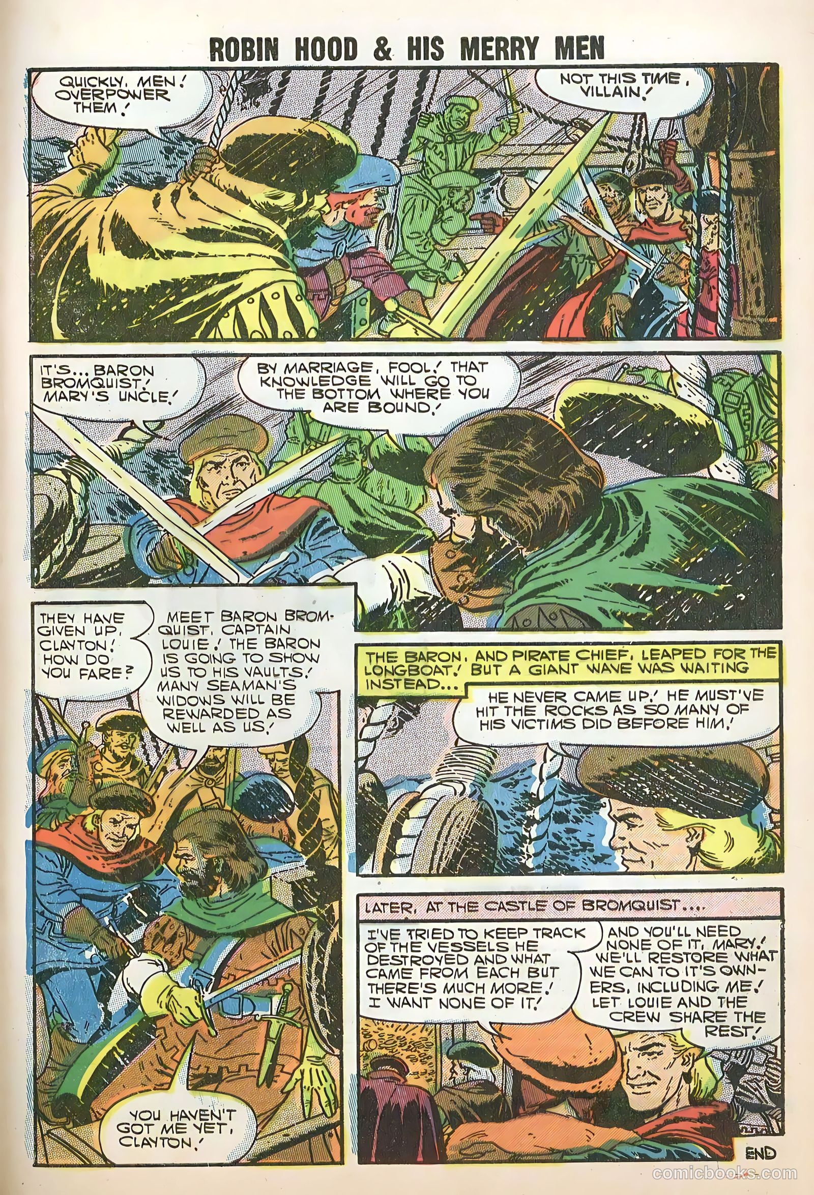 Robin Hood and His Merry Men #33 (1957) — page 33 of 36