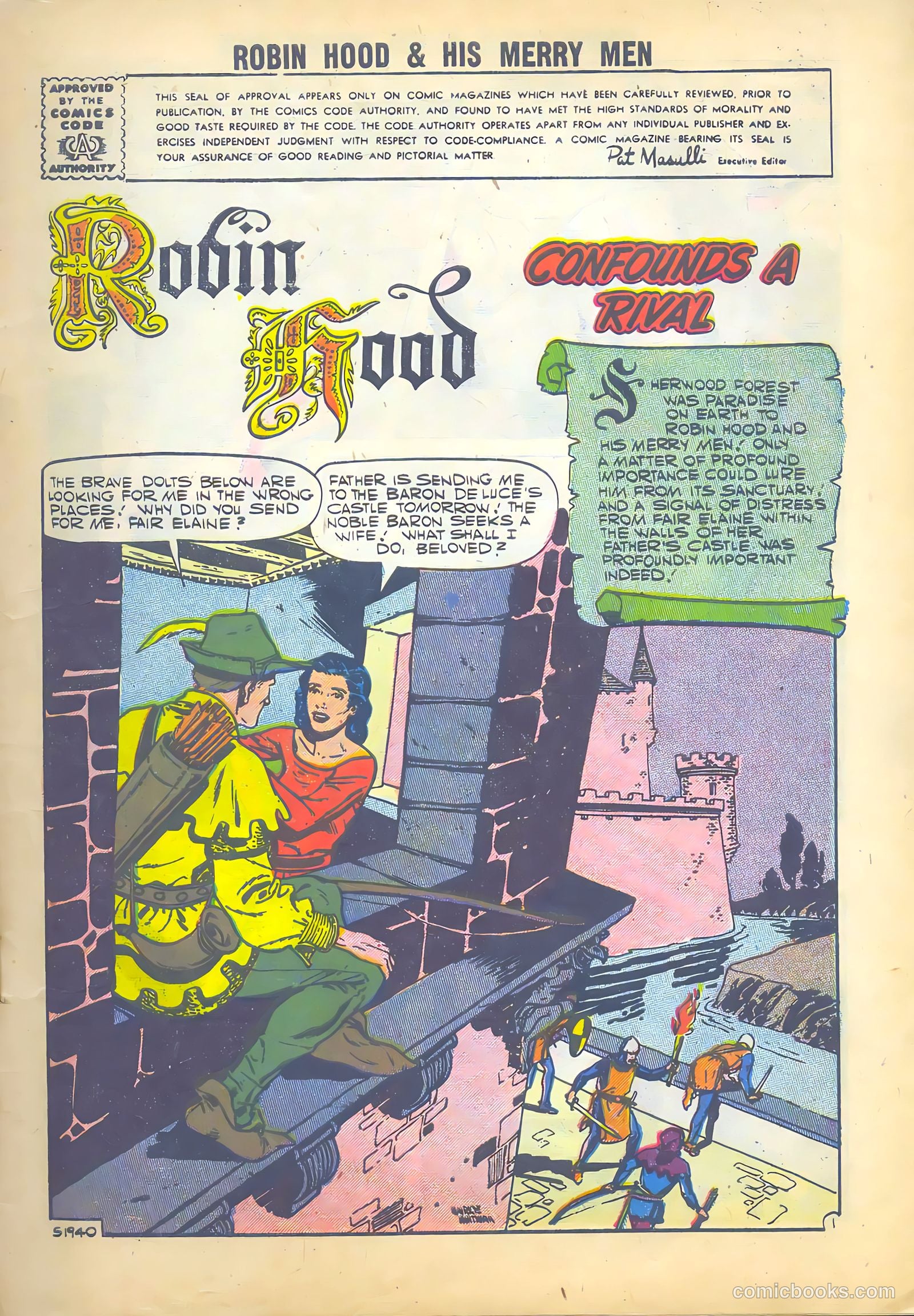 Robin Hood and His Merry Men #34 (1957) — page 3 of 36