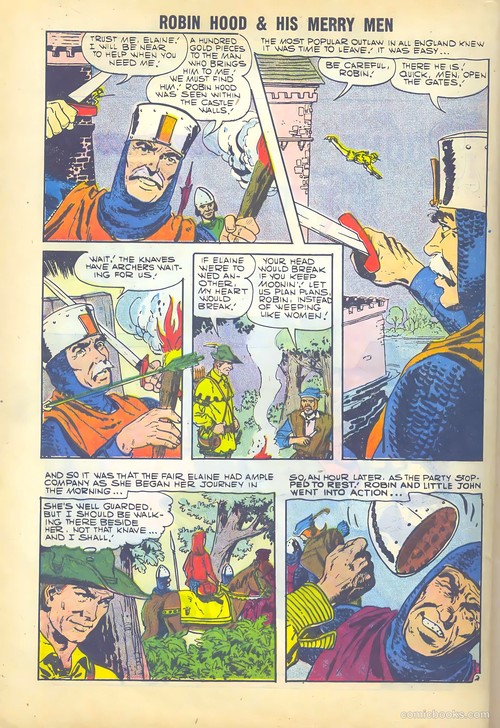 Robin Hood and His Merry Men #34 (1957) — page 4 of 36