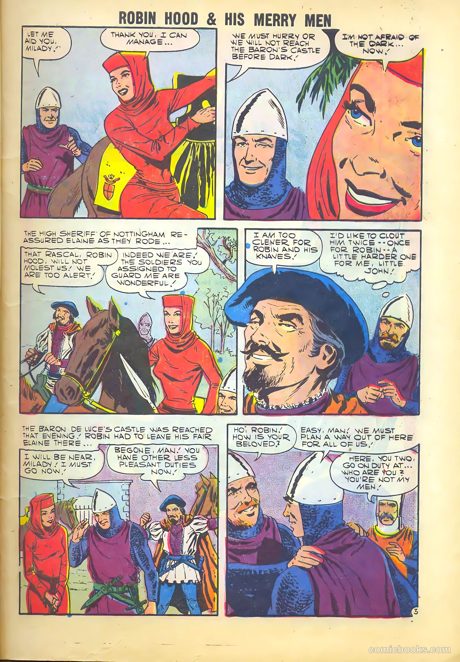 Robin Hood and His Merry Men #34 (1957) — page 5 of 36