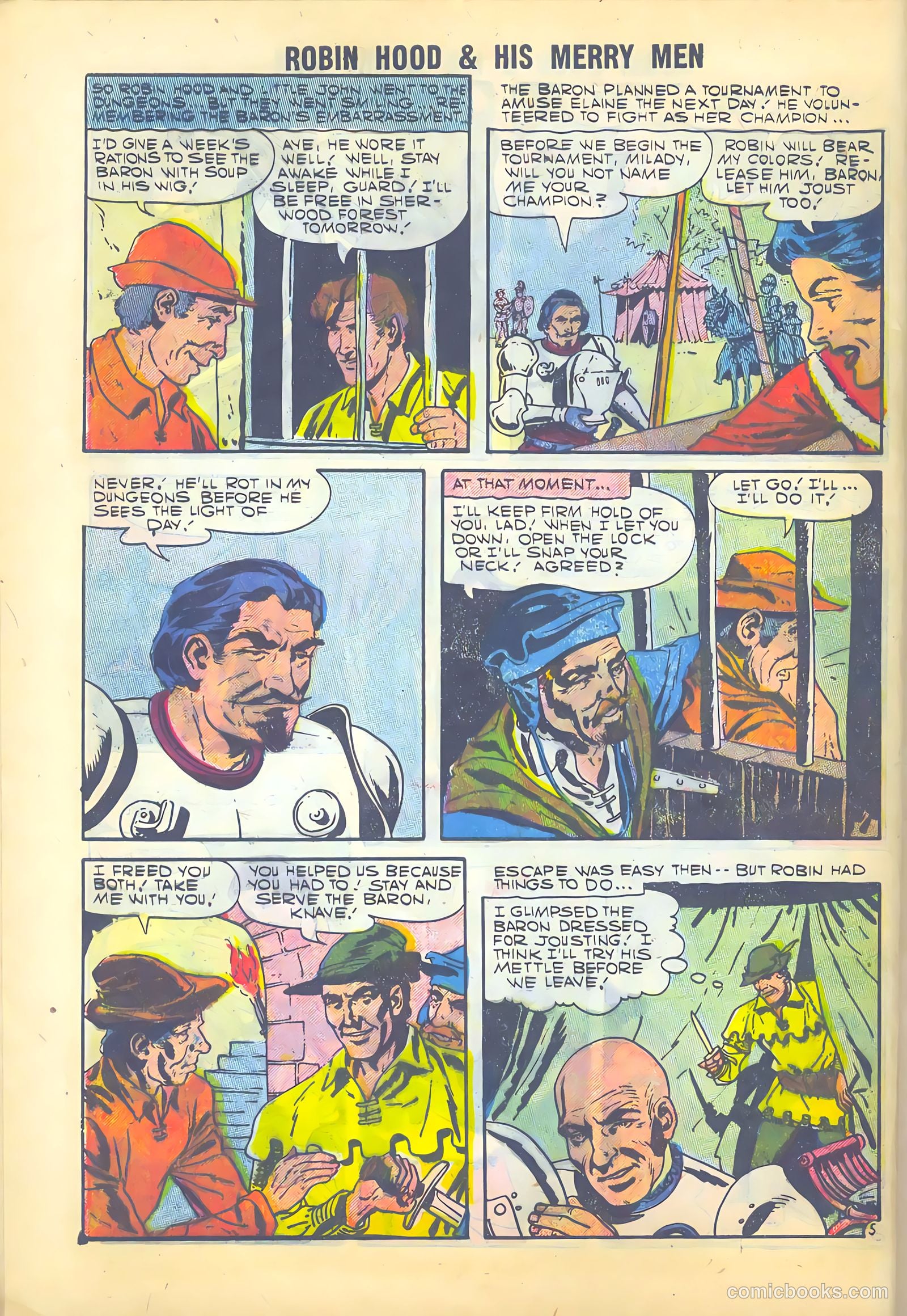 Robin Hood and His Merry Men #34 (1957) — page 8 of 36