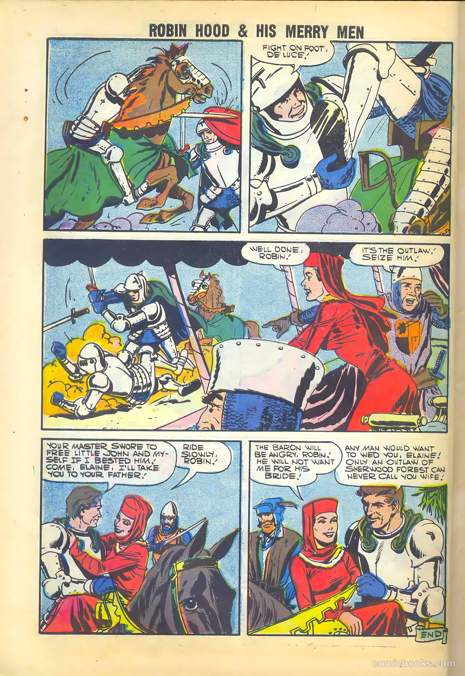 Robin Hood and His Merry Men #34 (1957) — page 10 of 36