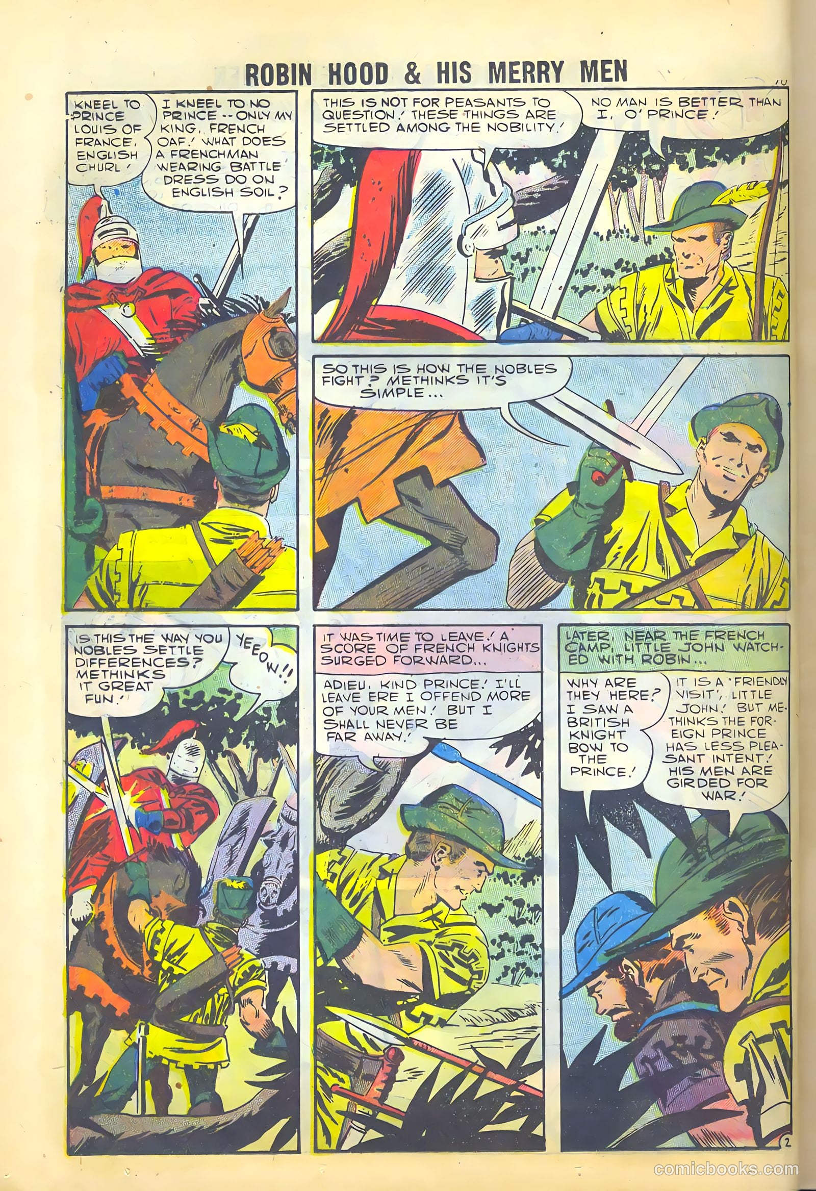 Robin Hood and His Merry Men #34 (1957) — page 12 of 36