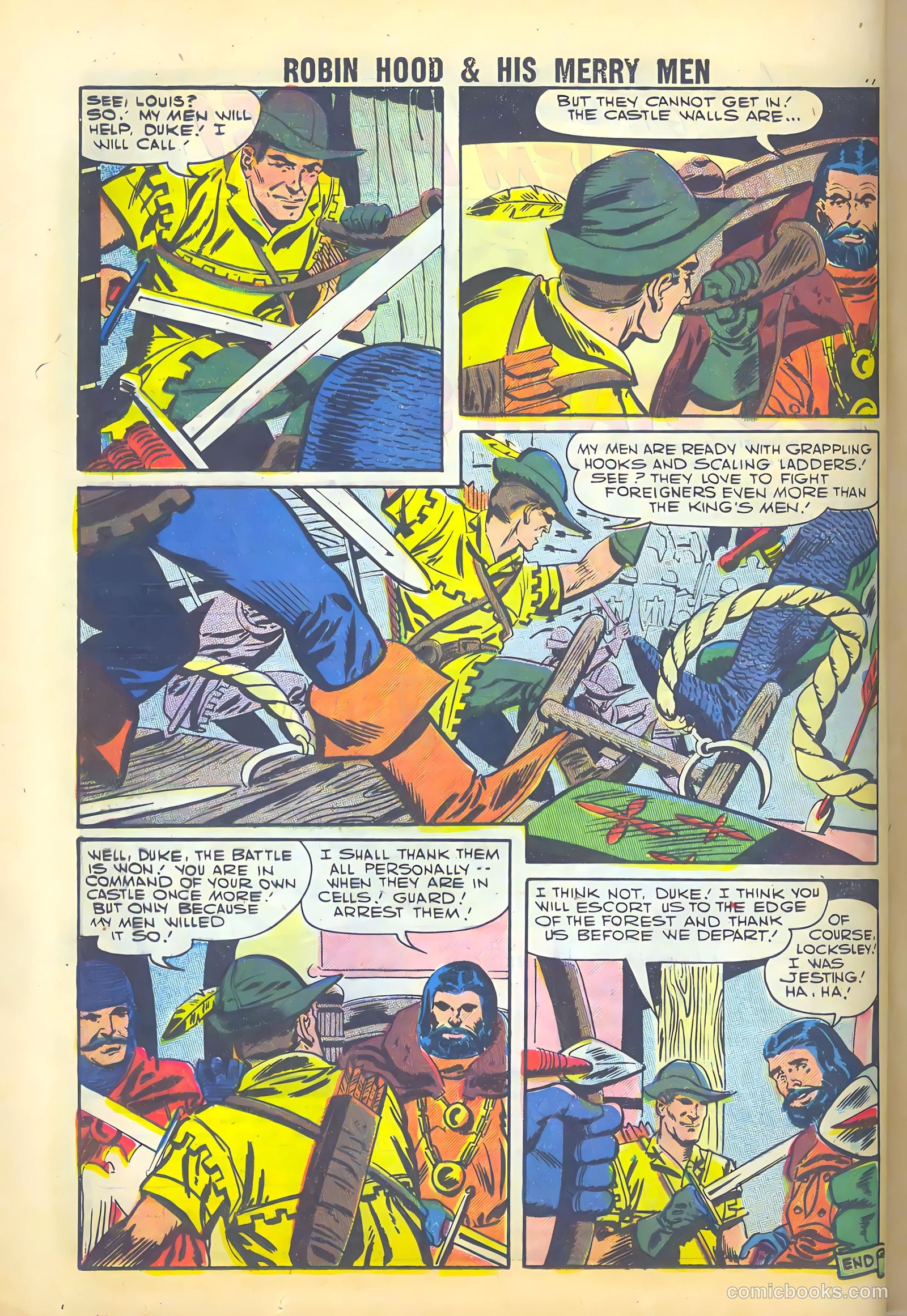 Robin Hood and His Merry Men #34 (1957) — page 16 of 36