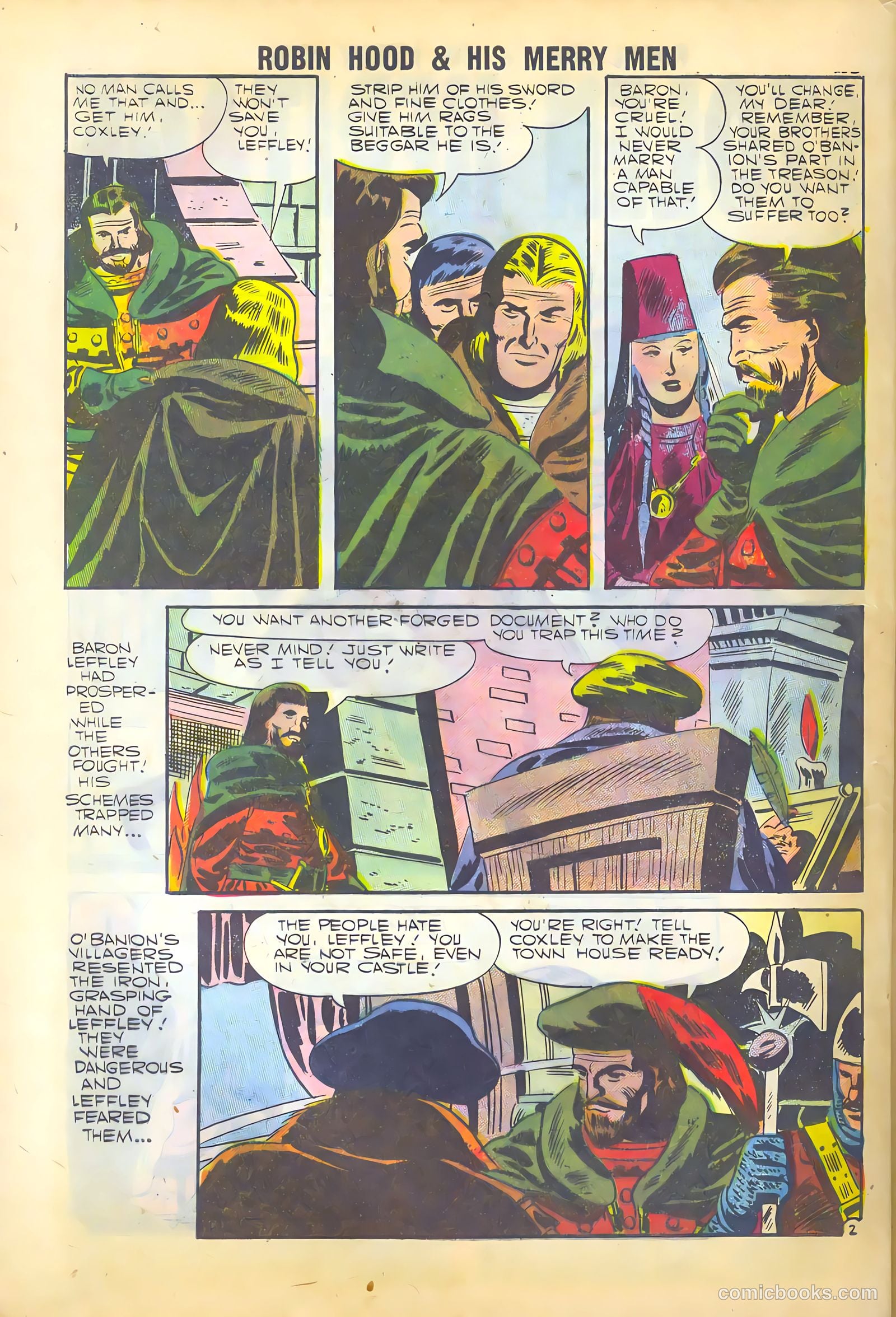 Robin Hood and His Merry Men #34 (1957) — page 28 of 36
